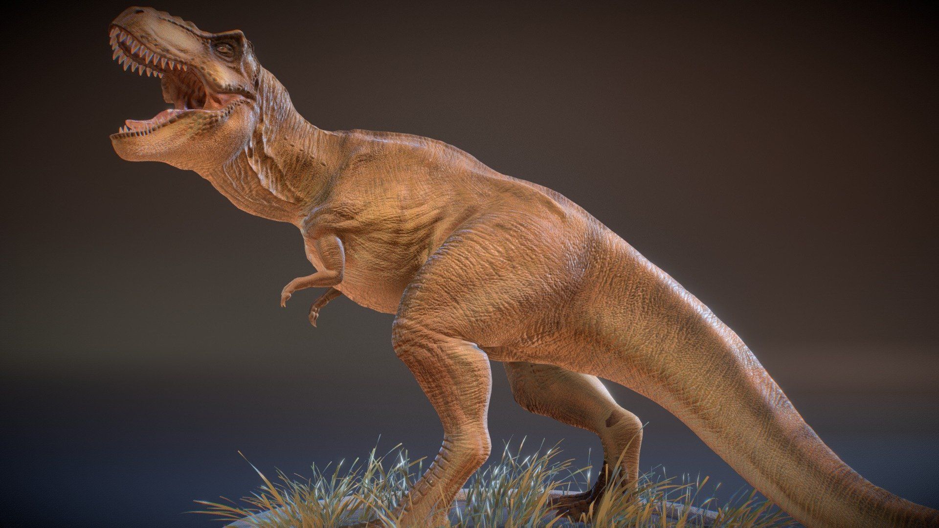 1920x1080 T Rex Jurassic Park REXY (Fan Art) Model By David RR [d5298f6]