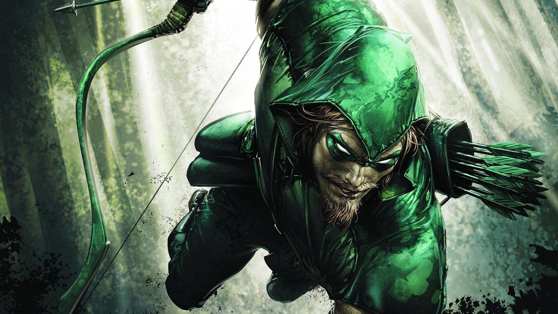 1080p Green Arrow Desktop Wallpaper