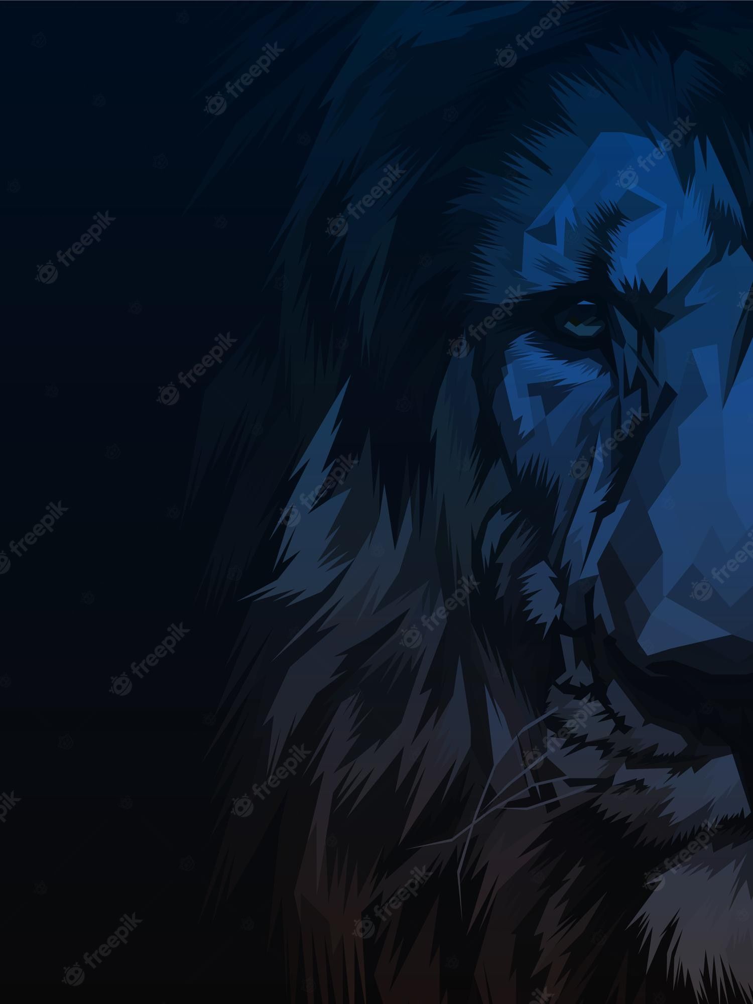 1500x2000 Lion wallpaper Vectors & Illustrations for Free Download