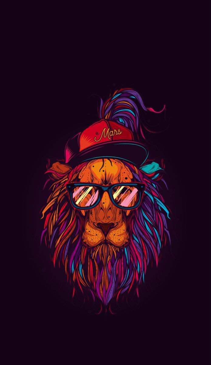 695x1200 Hipster lion. iPhone wallpaper photography, Wallpaper, iPhone wallpaper