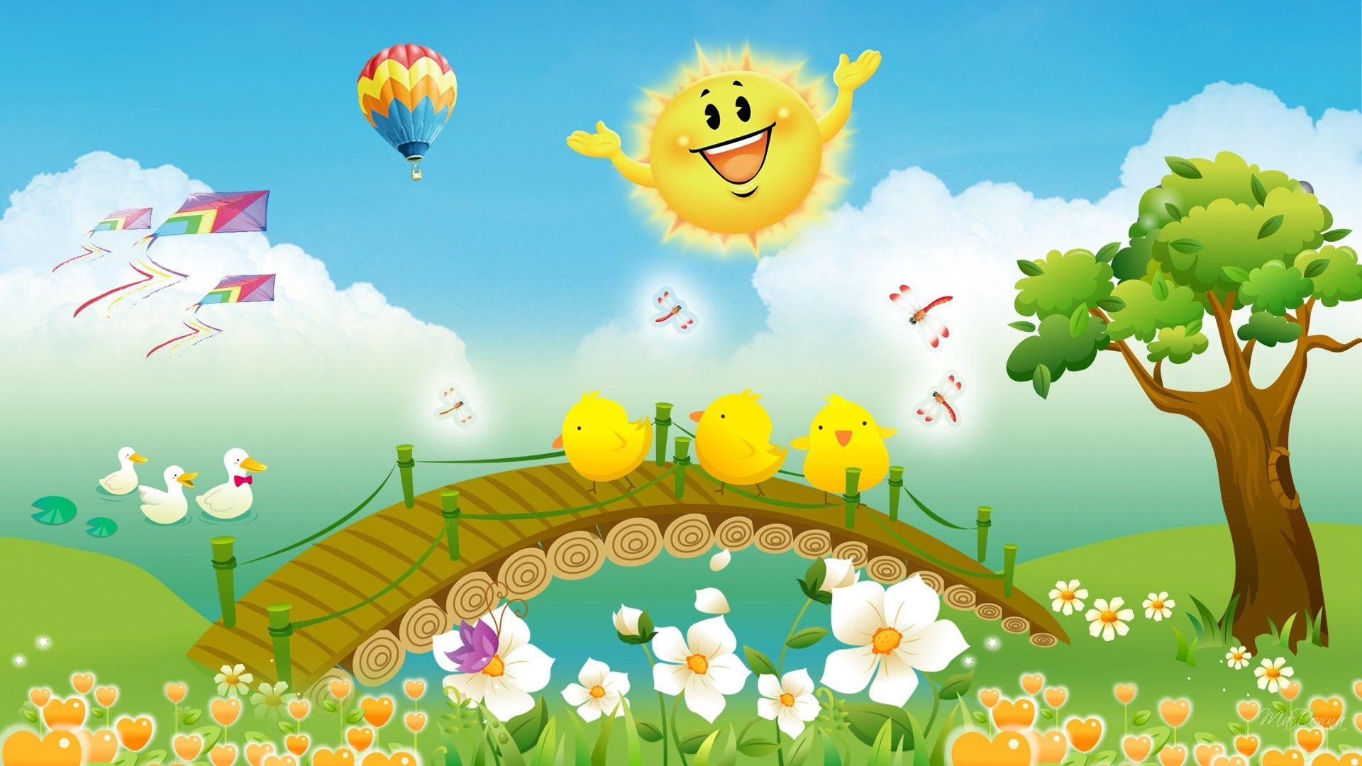 Summer Cartoon Desktop Wallpapers - Top Free Summer Cartoon Desktop  Backgrounds - WallpaperAccess