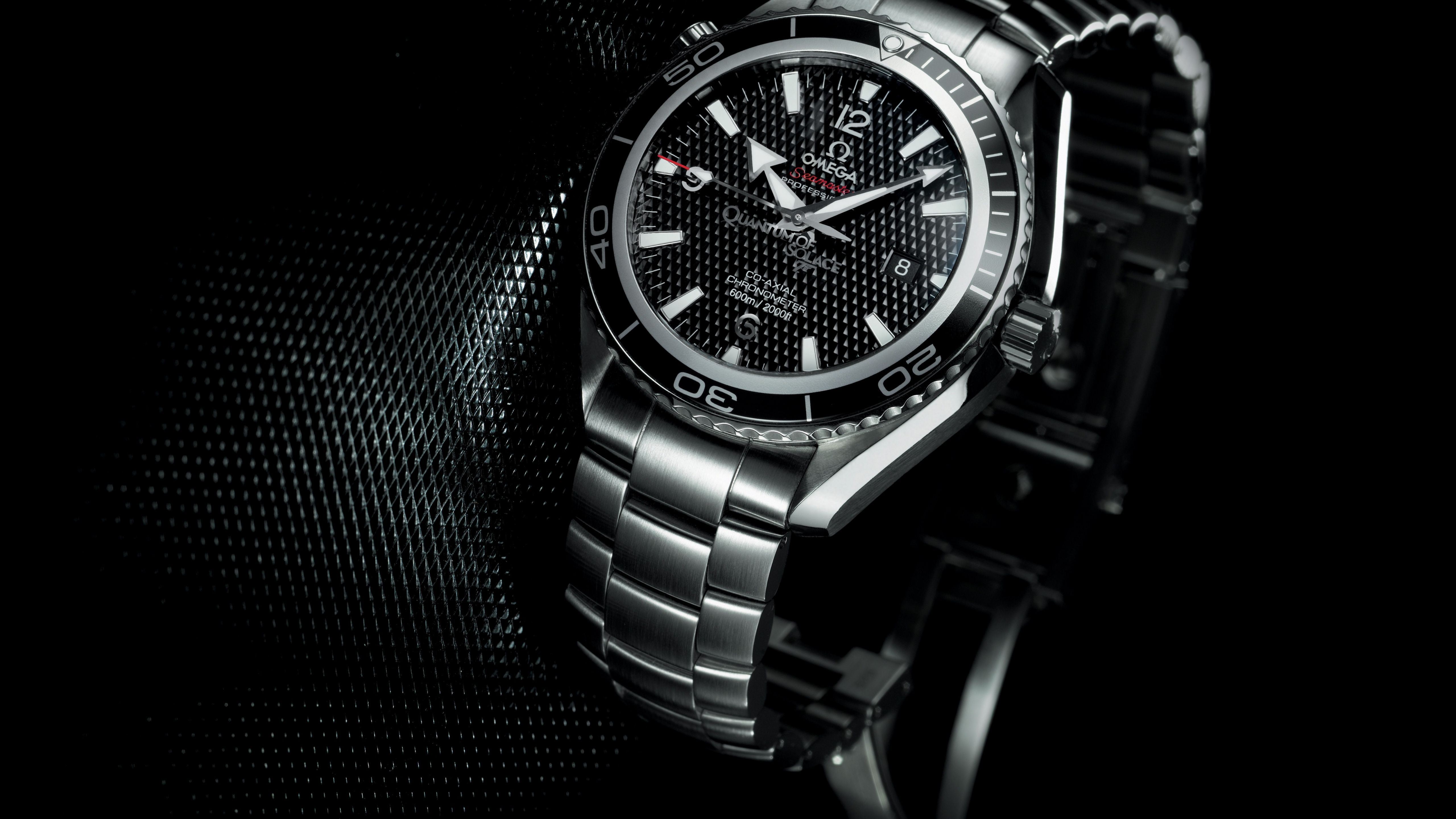 5120x2880 Wallpaper Omega Planet Ocean, Omega Sa, Watch, Omega Speedmaster, Analog Watch, Background Free Image