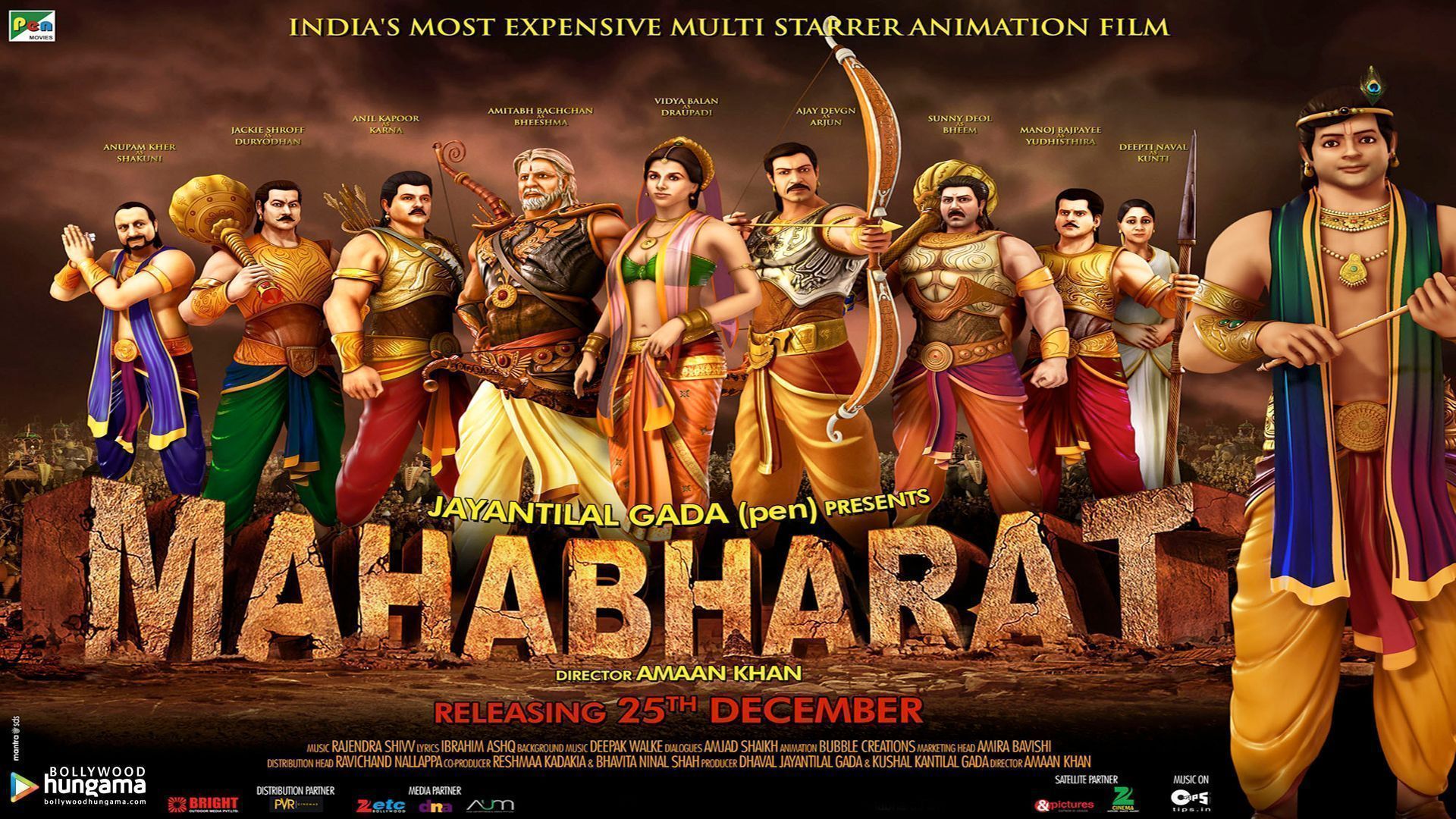 1920x1080 Mahabharat 2013 Wallpaper. Mahabharat 2013 HD Image. Photo Mahabharat 3D Animation