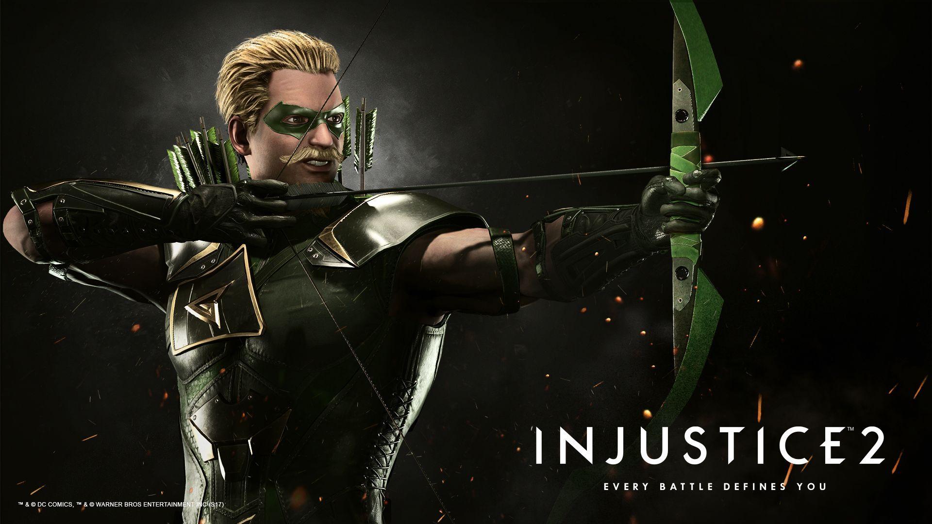 1920x1080 Injustice2 GREEN ARROW Wallpaper 1920x1080