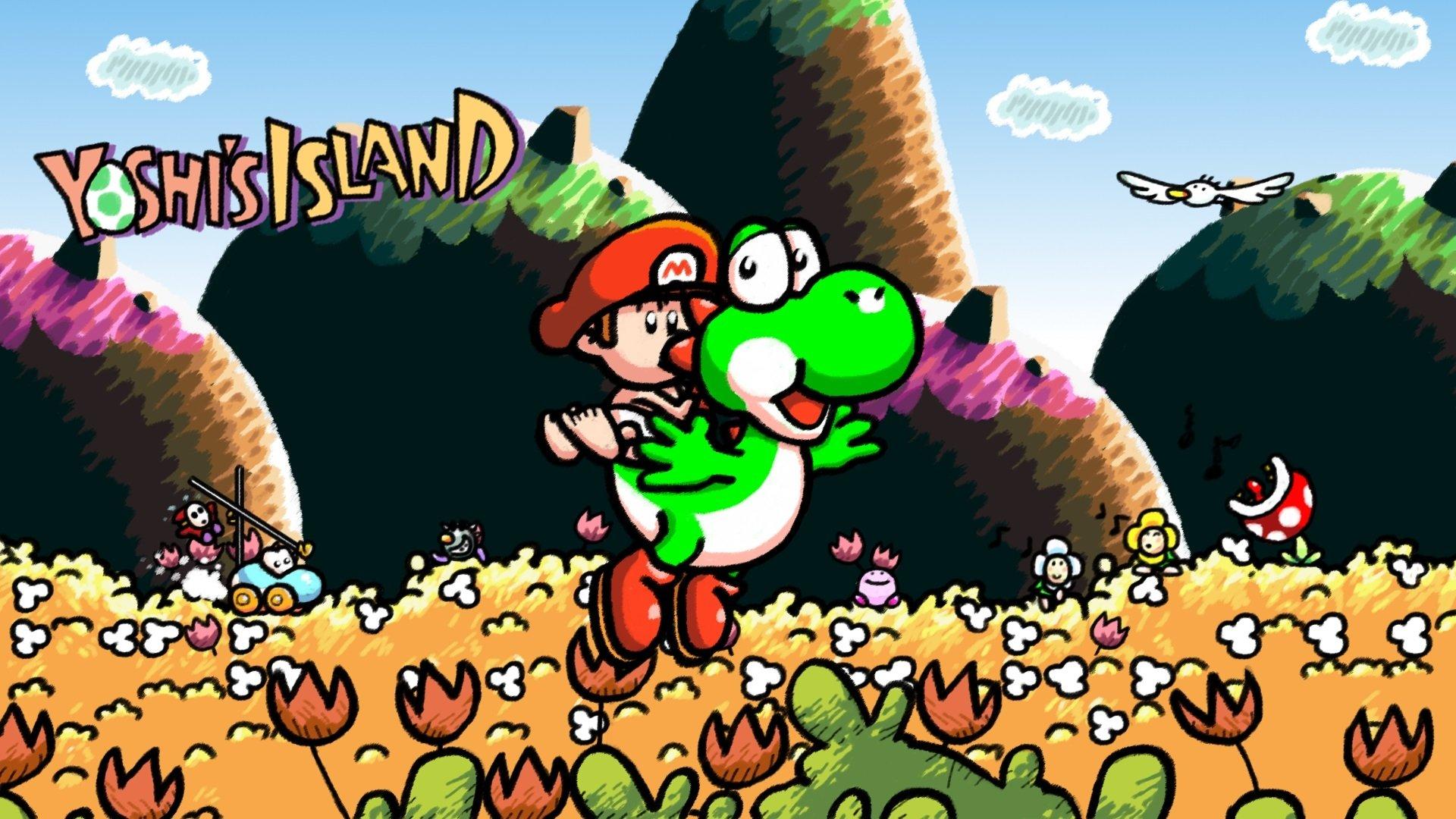 1920x1080 Super Mario World 2: Yoshi's Island Wallpaper