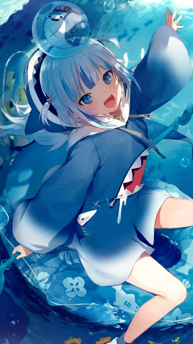 736x1308 Gawr Gura anime wallpaper, Hololive. Anime, Cool anime wallpaper, Anime wallpaper