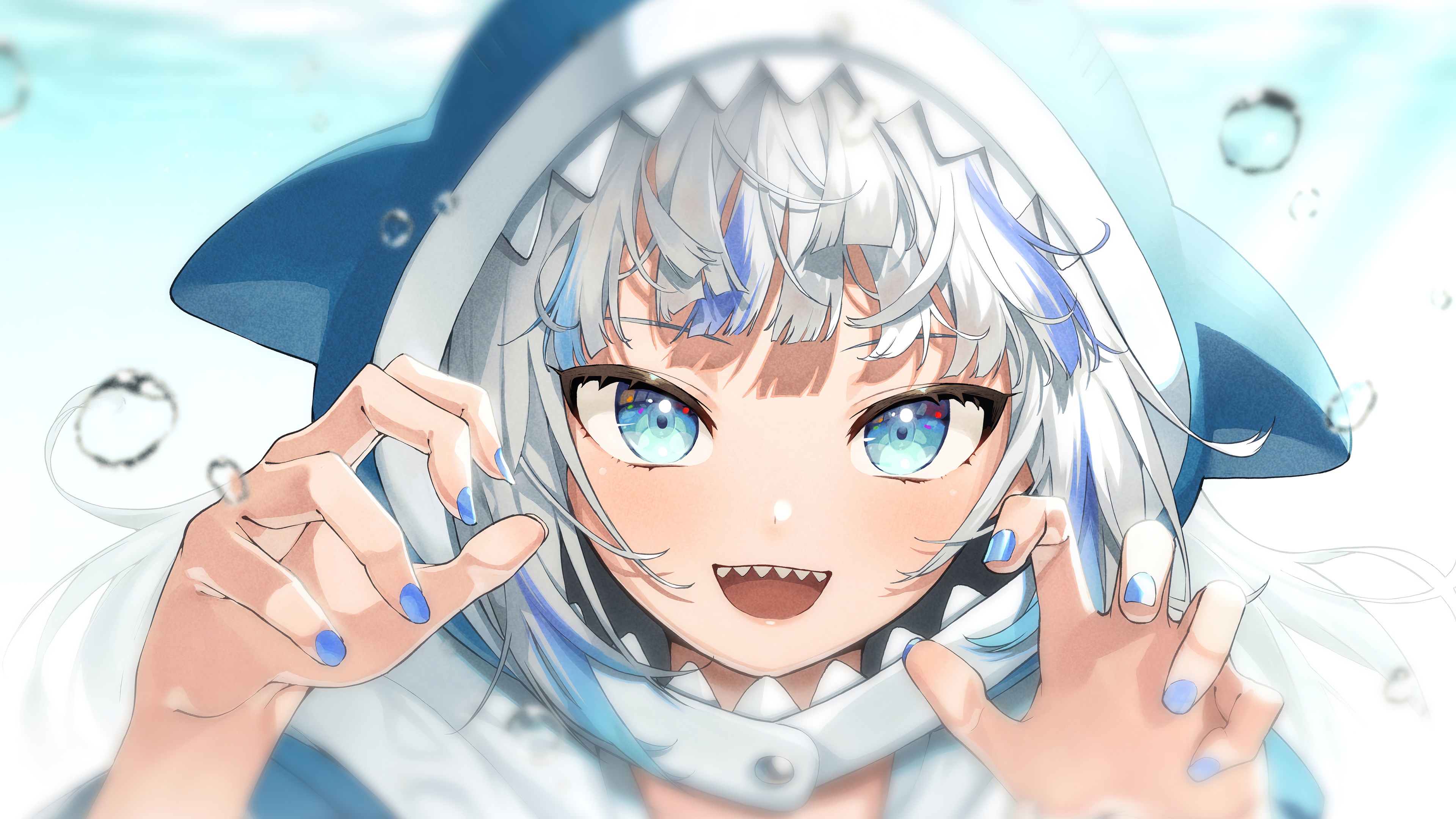 3840x2160 gawr gura, vtuber, hololive, 4k Gallery HD Wallpaper