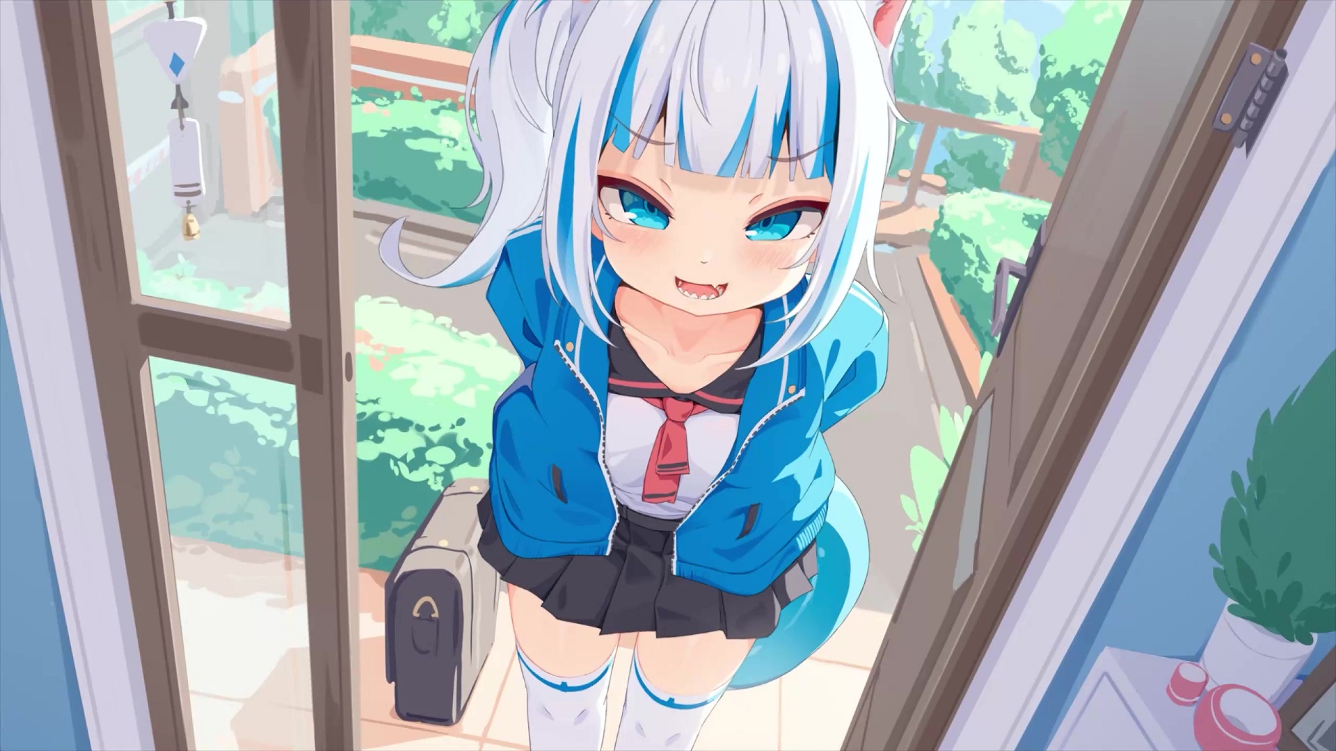 1920x1080 Gawr Gura Live Wallpaper, Animated Wallpaper