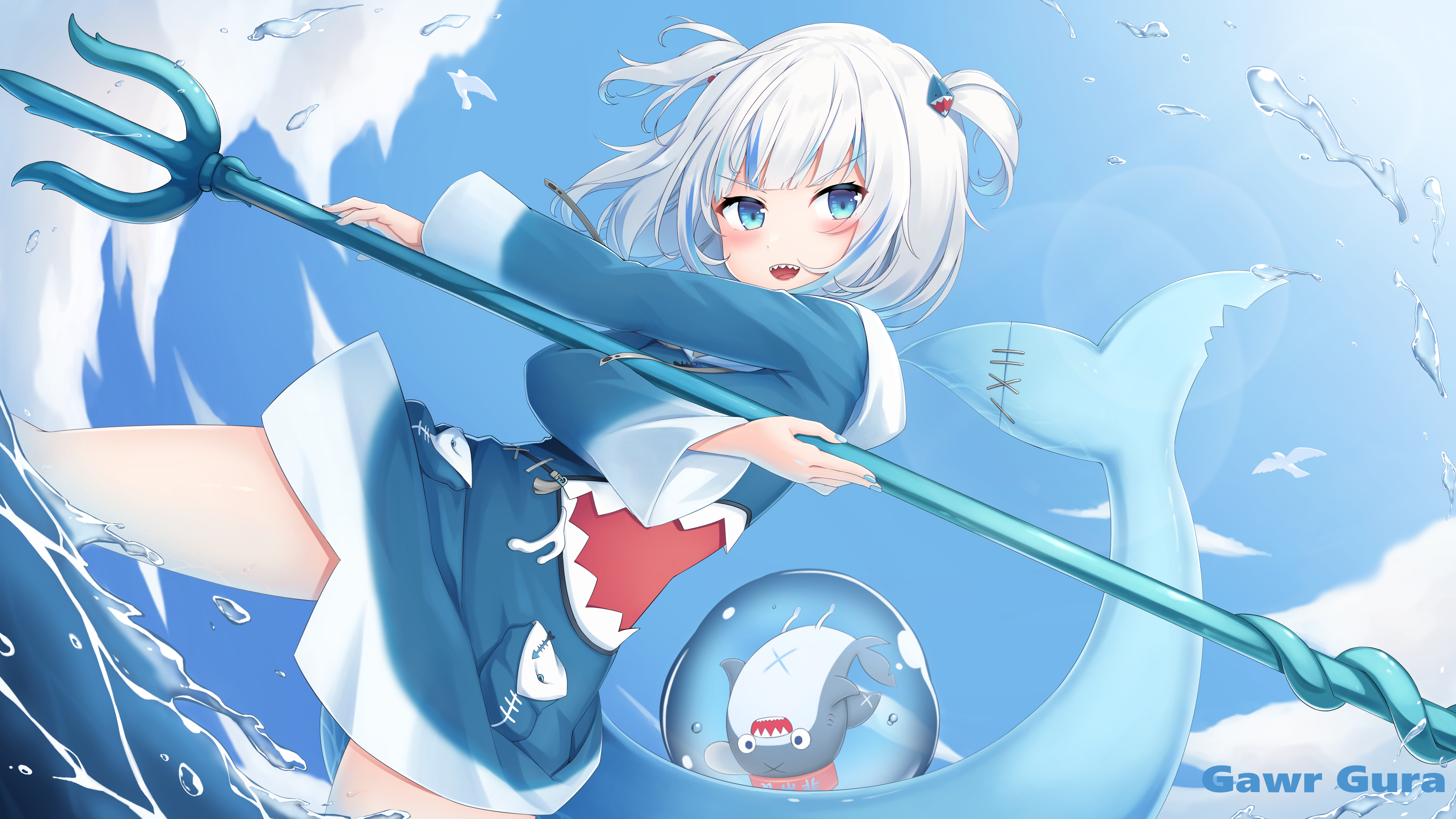 3840x2160 Gawr Gura, HD Wallpaper Anime Image Board
