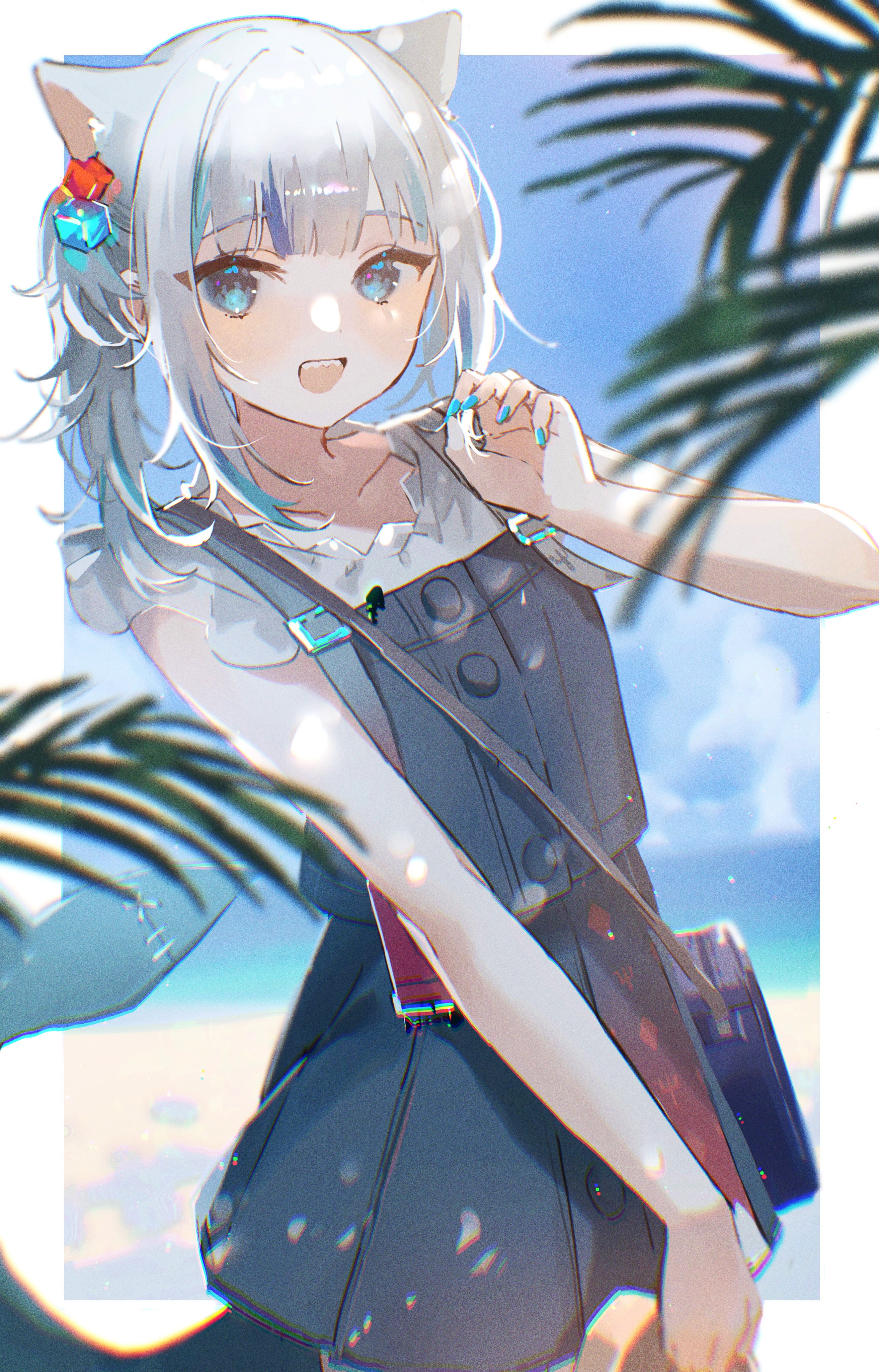 2626x4096 Wallpaper / Oyuyu, anime girls, Hololive, Gawr Gura, anime, 4K free download