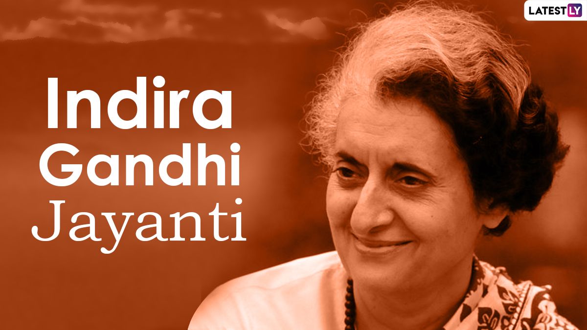 1200x675 Indira Gandhi Jayanti 2020: Download HD Image and Wallpaper to Share on 103rd Birth Anniversary of India's 'Iron Lady'