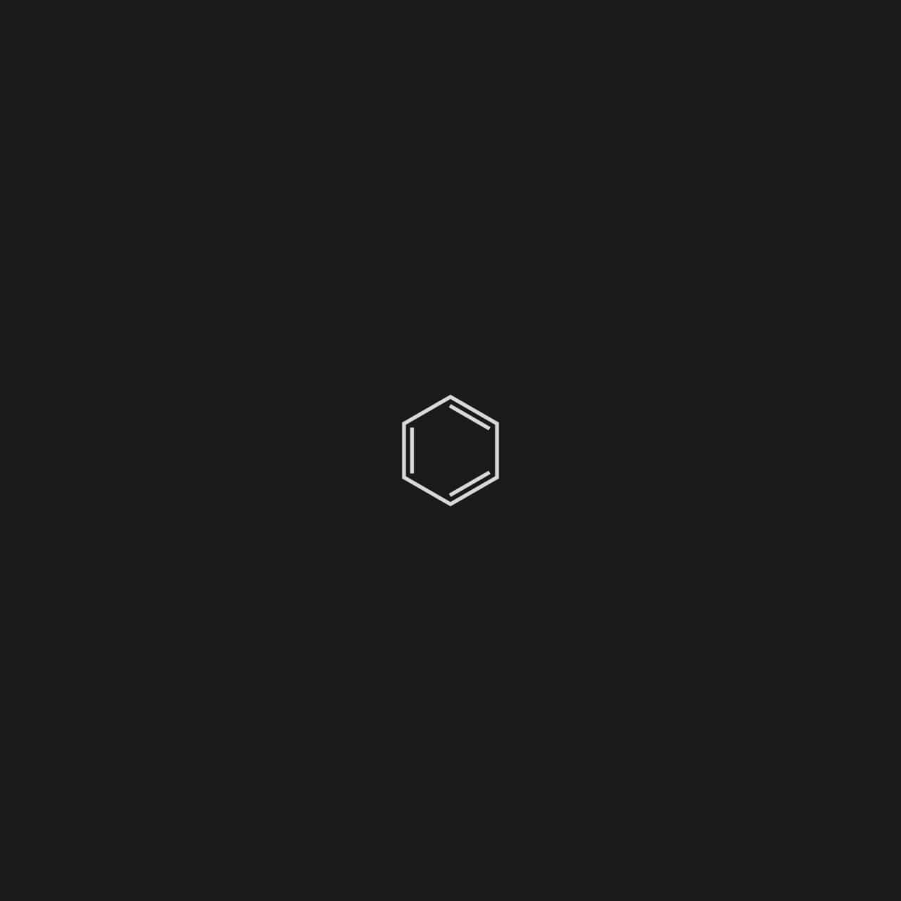 1280x1280 Benzene Molecule Hoodie Embroidered