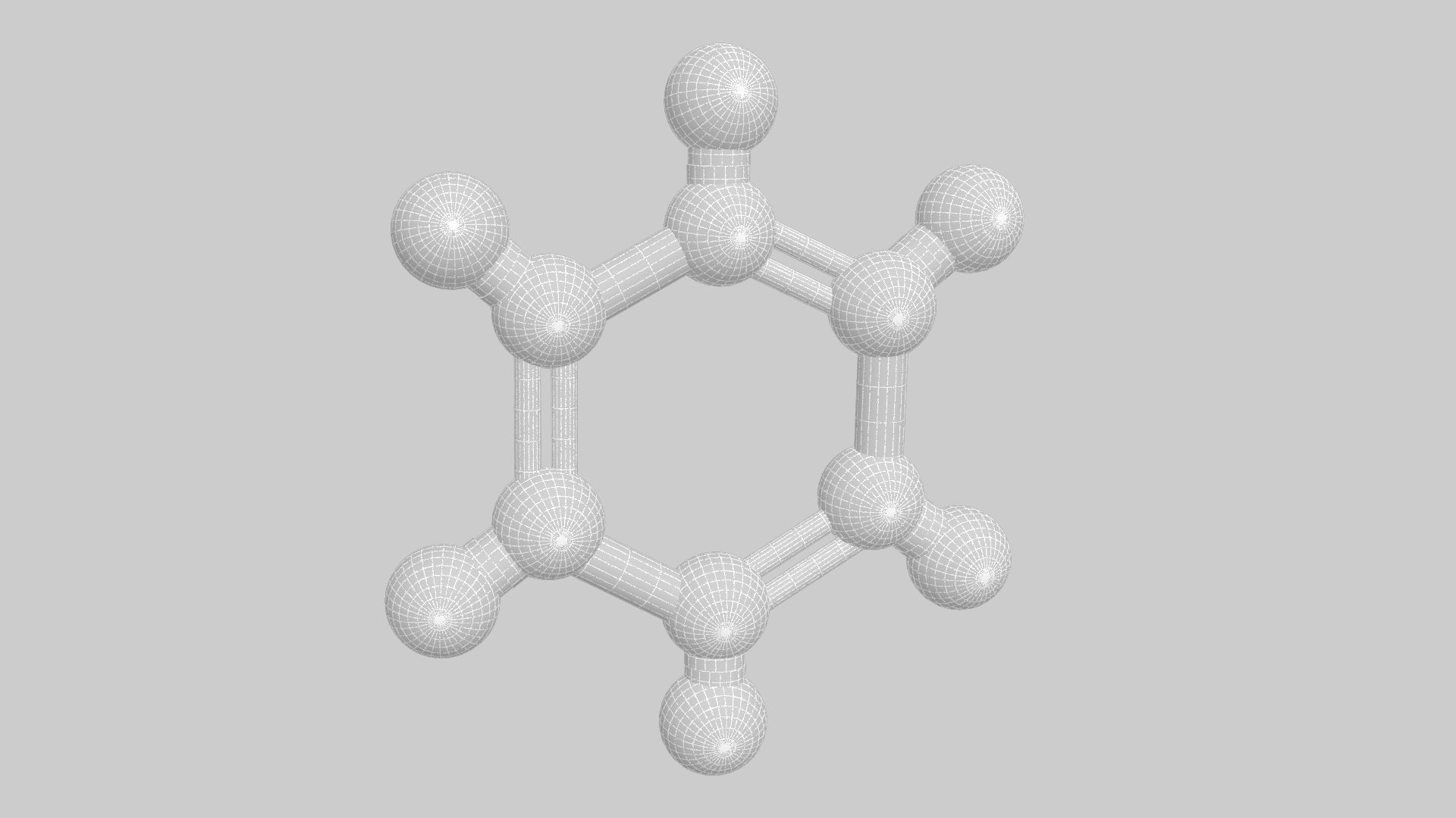 1920x1080 Benzene 3D Model C6H6 3D Model $10 - .3Ds .fbx .max .unknown .obj