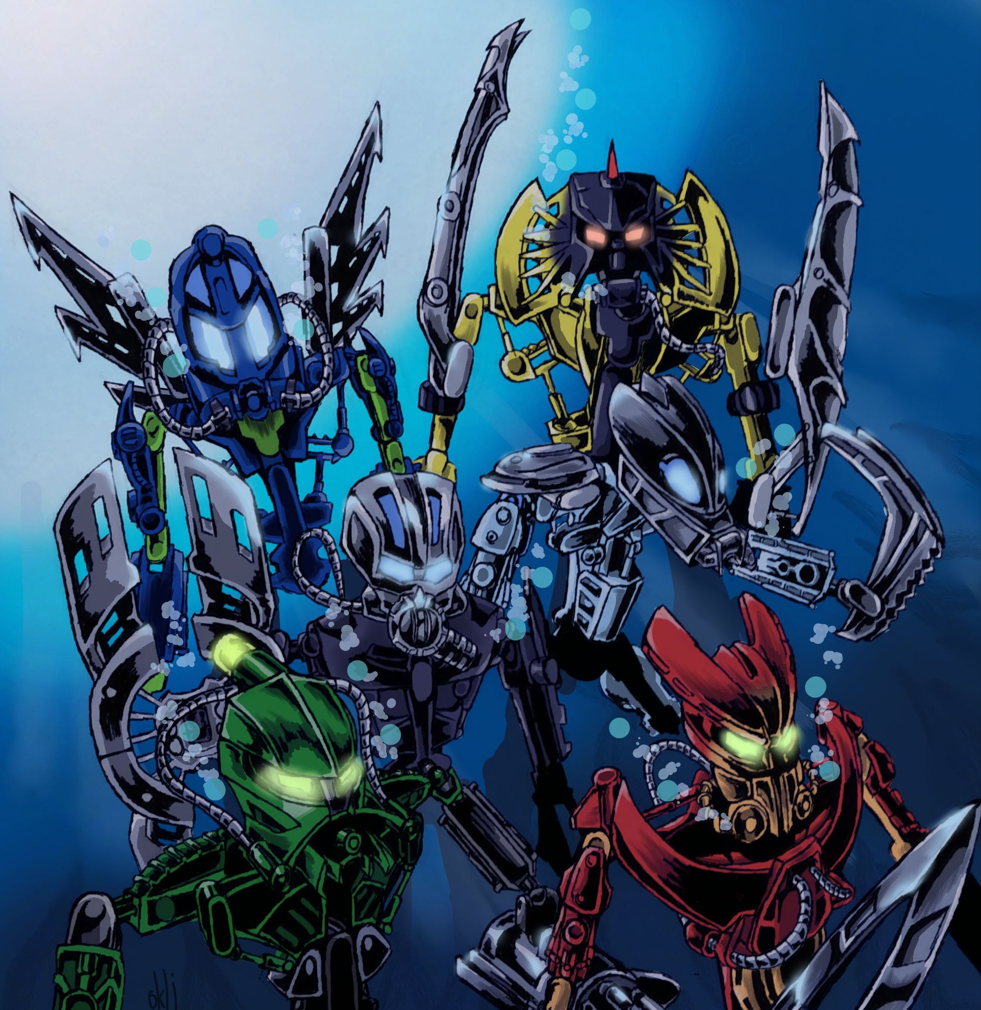 1954x2011 Kumata - HOLY GADUNKA! Great work, the shading reminds me of the Bionicle comics