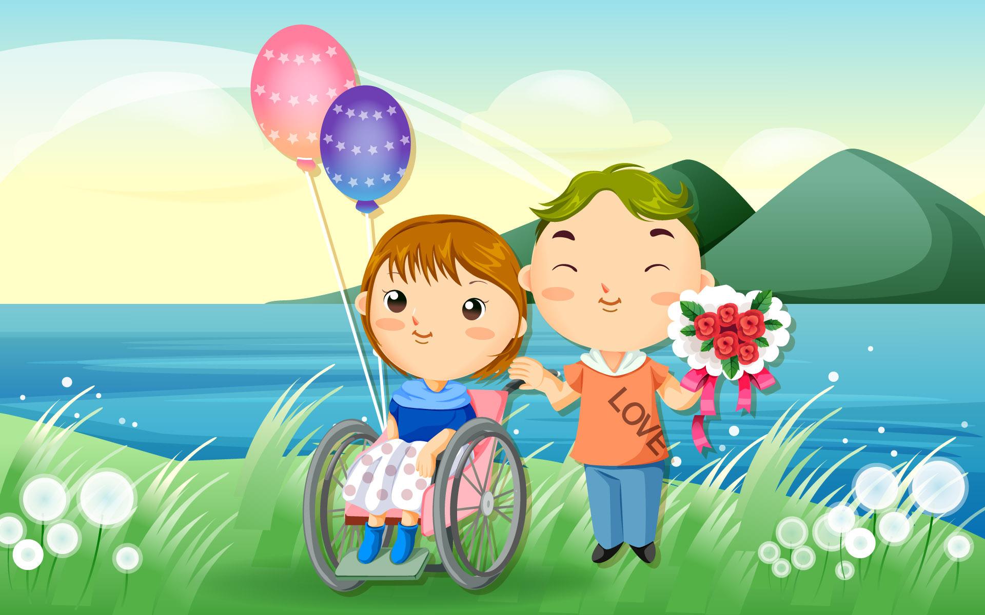 1920x1200 Cartoon Love HD wallpaper. HD Latest Wallpaper