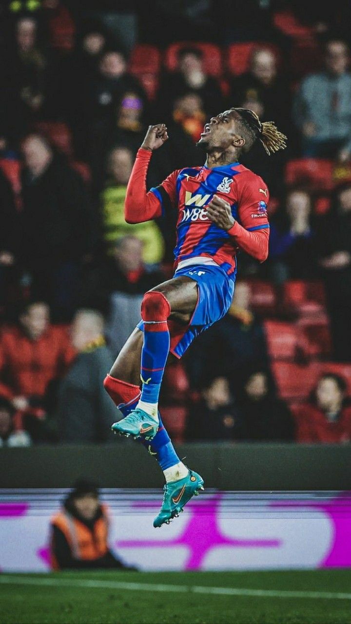 Download wallpapers Wilfried Zaha, 4k, abstract art, football, Crystal  Palace, soccer, Zaha, Premier League, footballers, neon lights, Crystal  Palace FC for des…