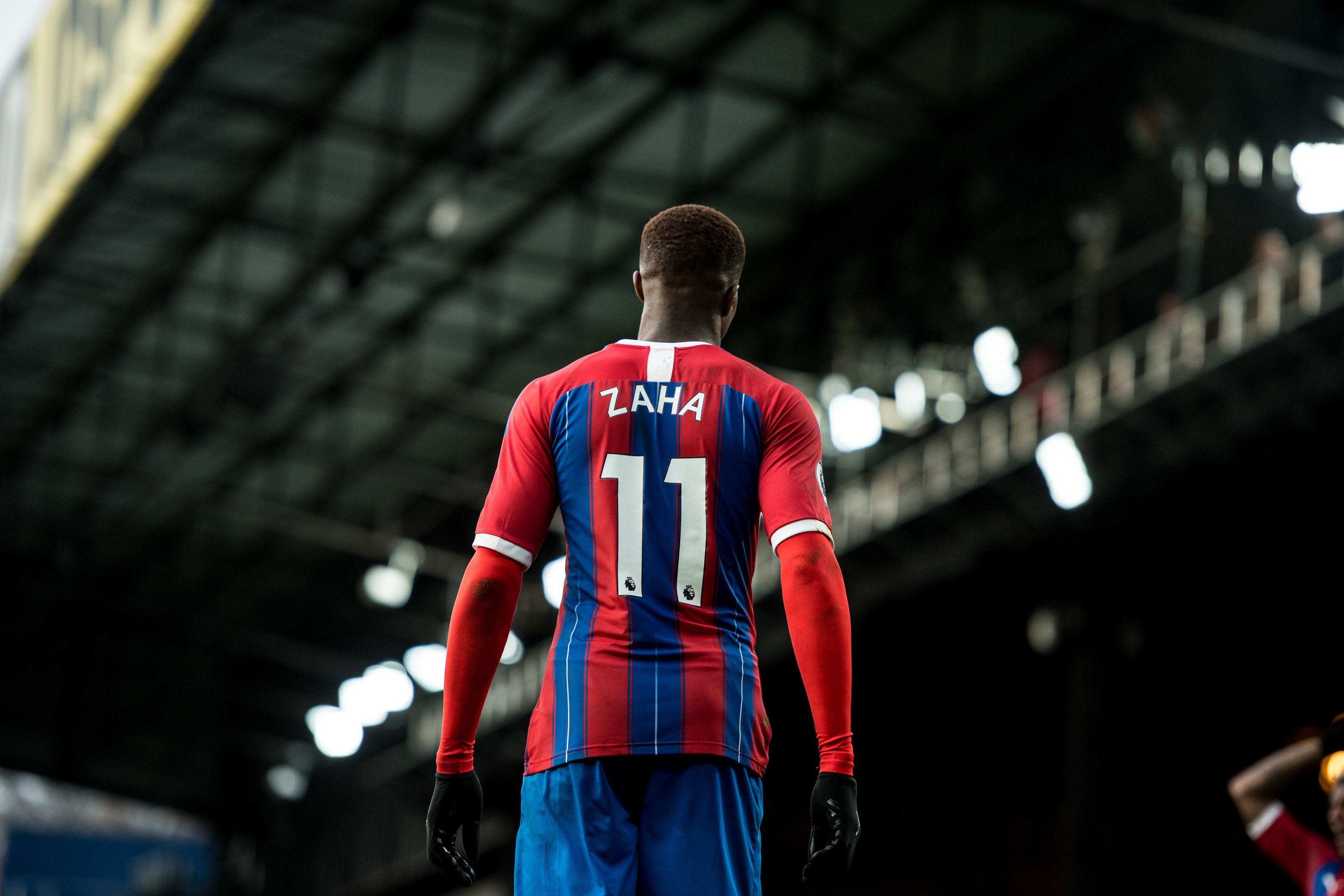 Download wallpapers Wilfried Zaha, 4k, abstract art, football, Crystal  Palace, soccer, Zaha, Premier League, footballers, neon lights, Crystal  Palace FC for des…