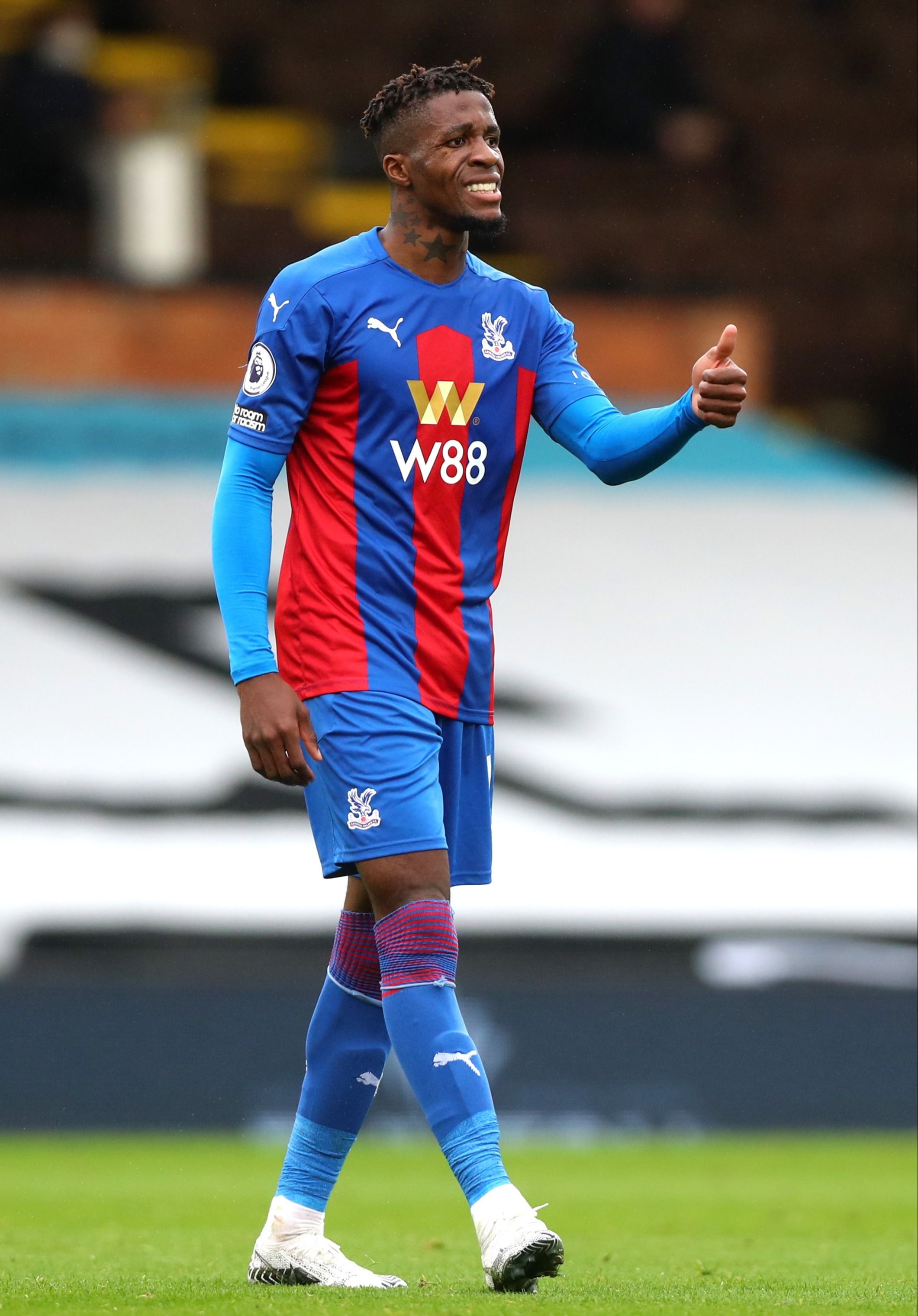 2121x3040 Fulham 1 Crystal Palace 2: Zaha and Riedewald combine to send Eagles soaring to fifth while Cottagers remain bottom. The US Sun