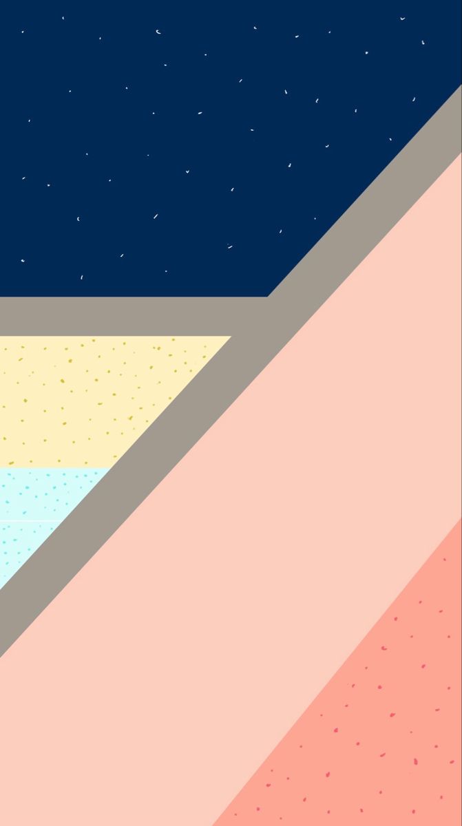 671x1200 Color Block Wallpaper