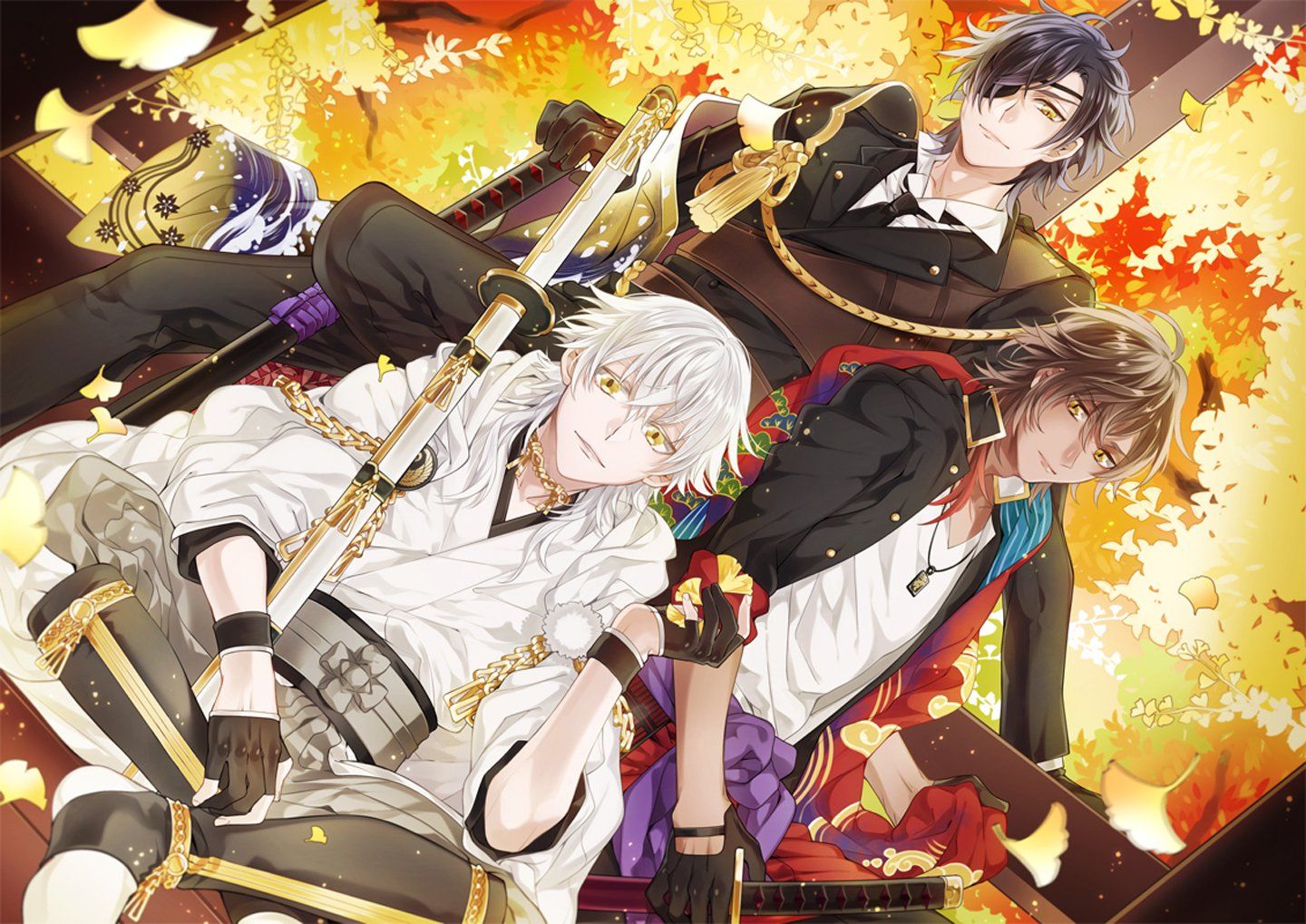 1440x1019 date gumi, Touken, Ranbu, Game, Anime, Series, Characters, Boys, Male, Cool