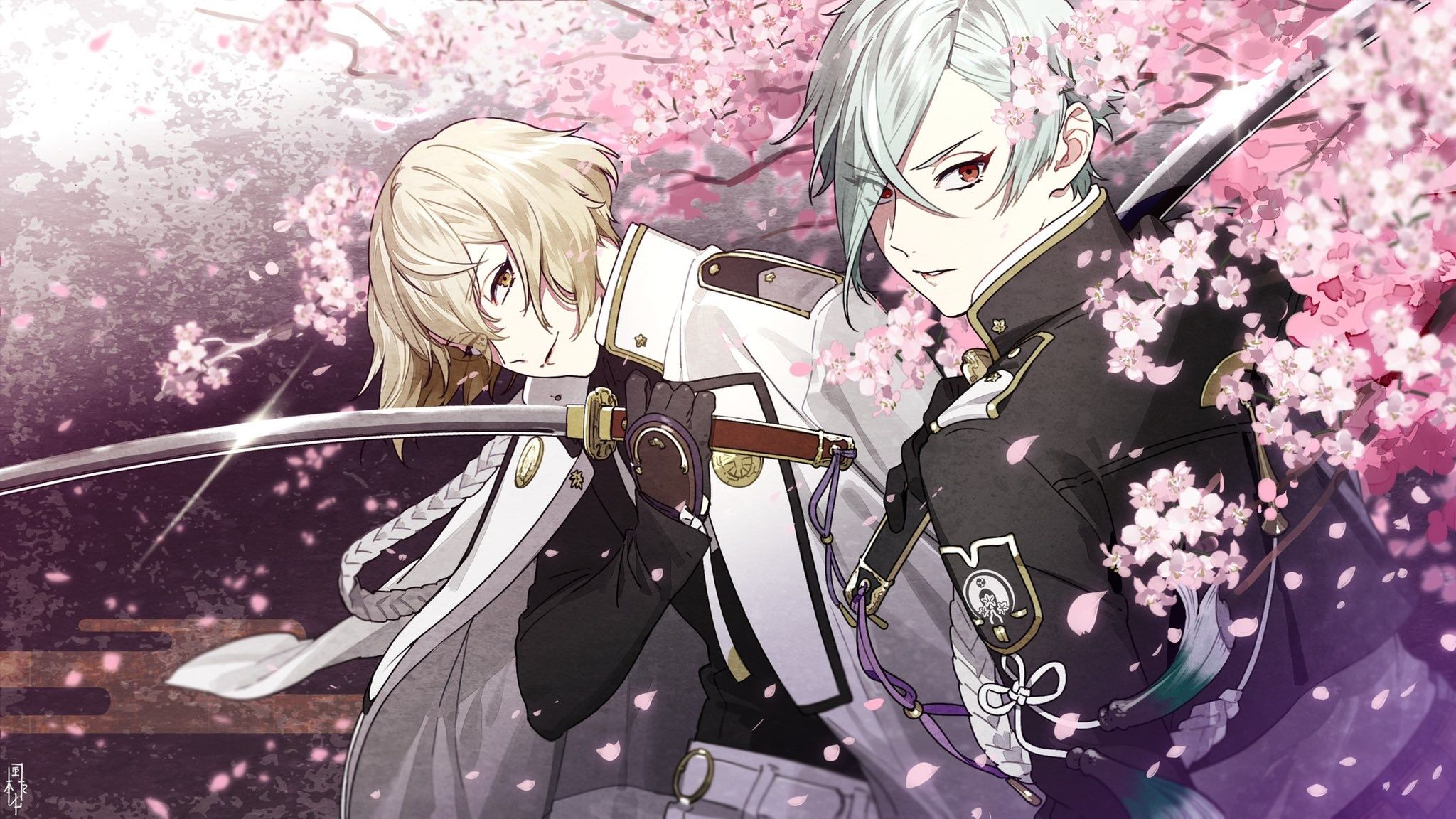 2048x1152 2000x1436 wallpaper image touken ranbu Gallery HD Wallpaper