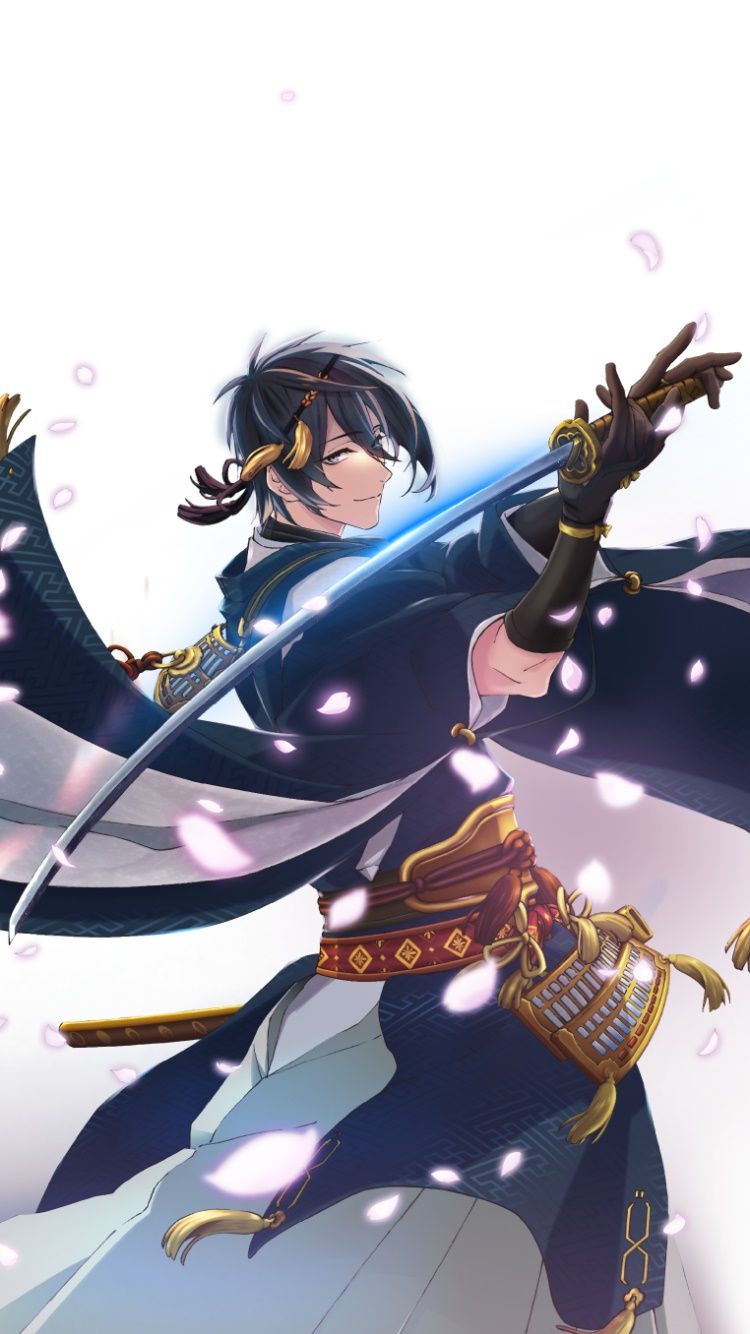 750x1334 Wallpaper / Anime Touken Ranbu Phone Wallpaper, Mikazuki Munechika, 750x1334 free download