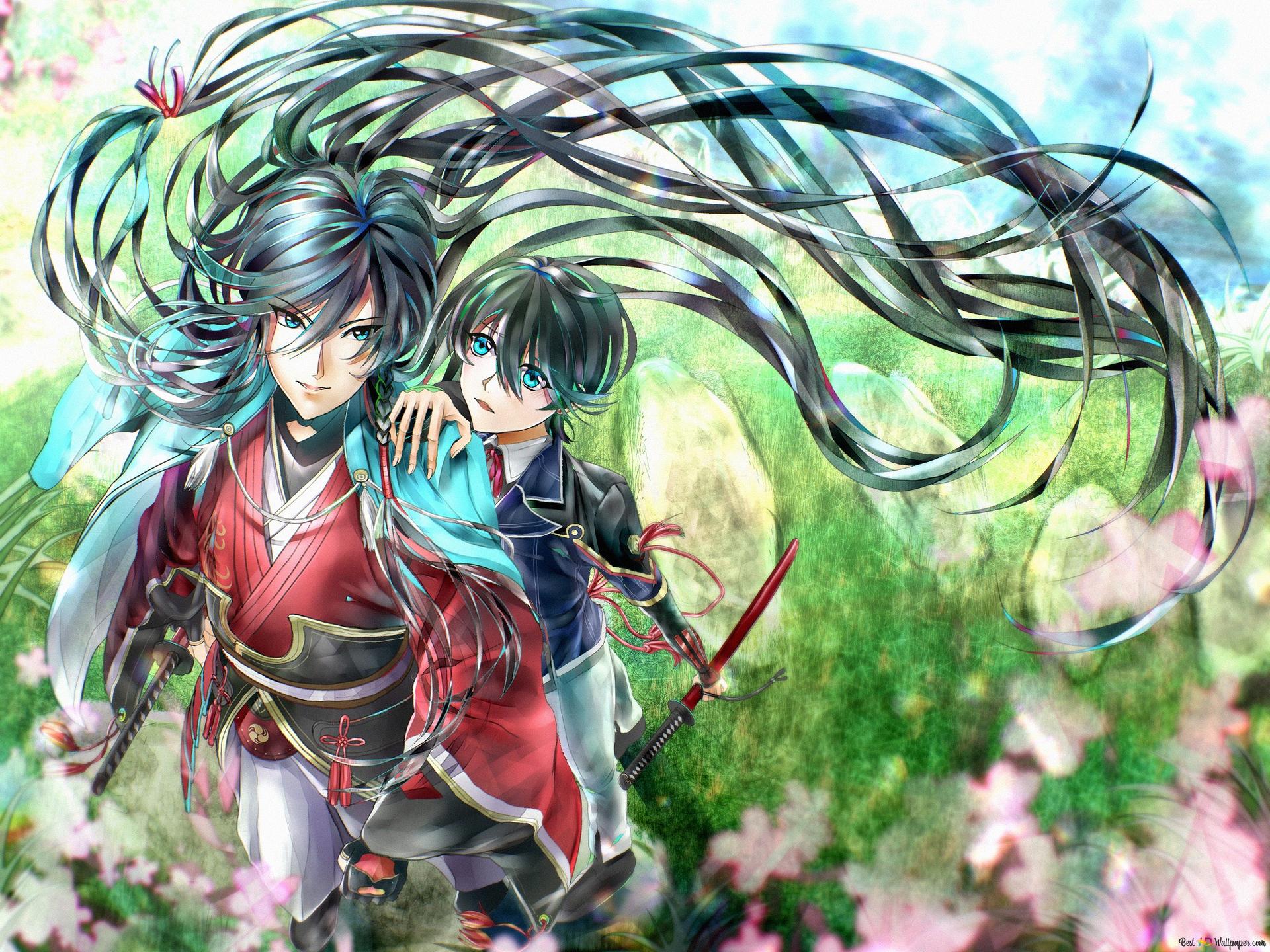1920x1440 Touken Ranbu Kanesada & Horikawa Kunihiro HD wallpaper download