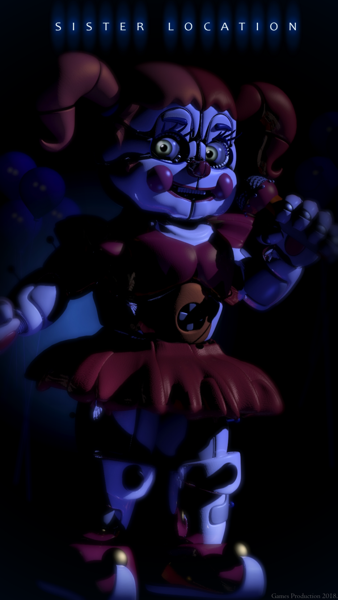 1080x1920 Wallpaper / Video Game Five Nights at Freddys: Sister Location Phone Wallpaper, , 1080x1920 free download