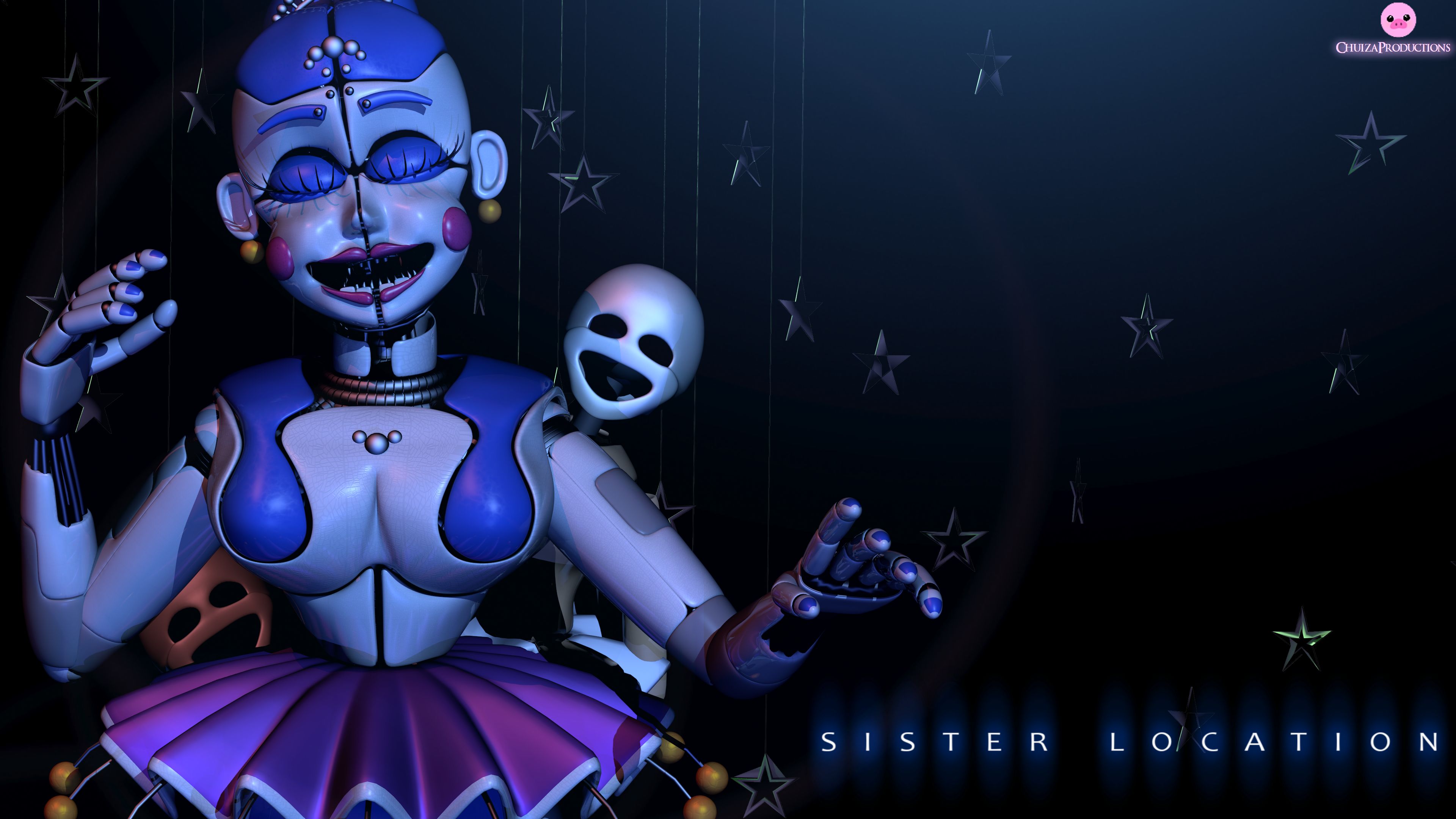 3840x2160 Five Nights At Freddy's: Sister Location wallpaper for desktop, download free Five Nights At Freddy's: Sister Location picture and background for PC