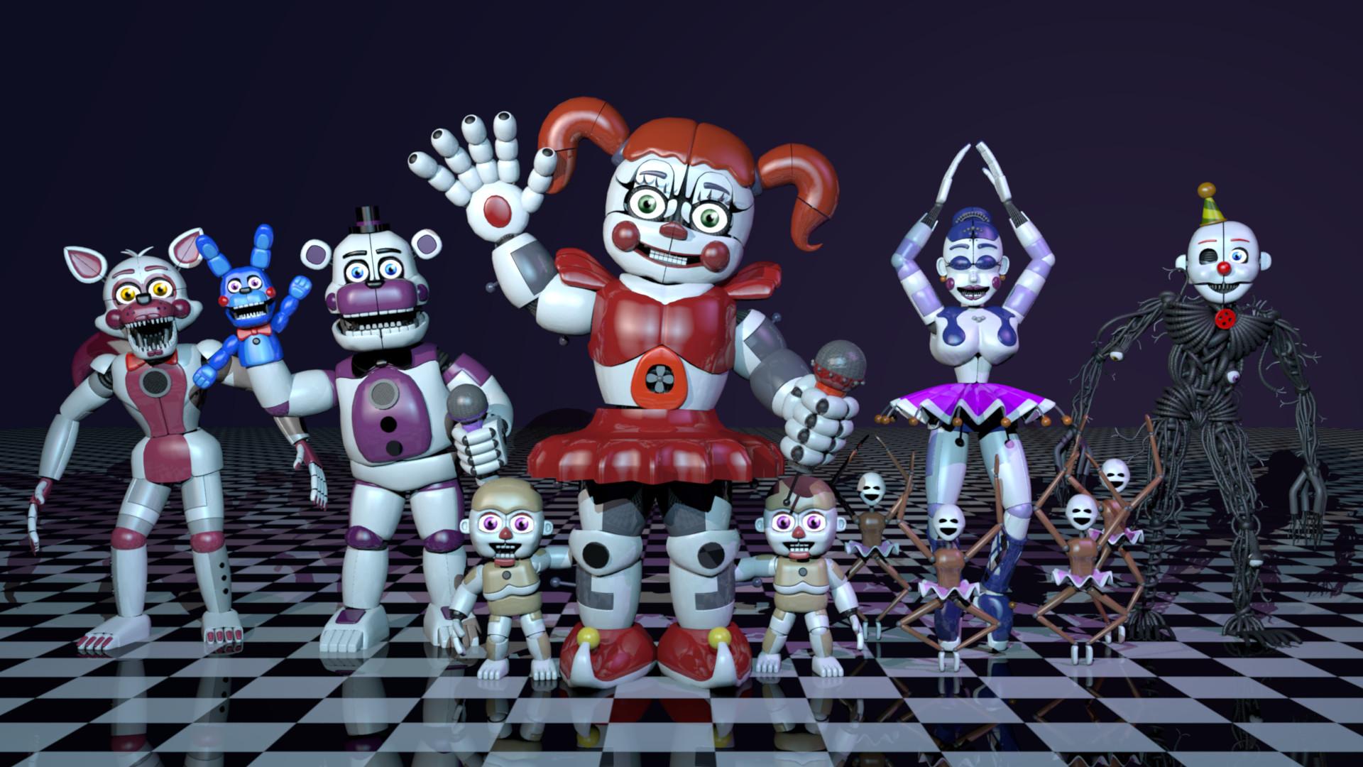 1920x1080 FNAF Sister Location Wallpaper