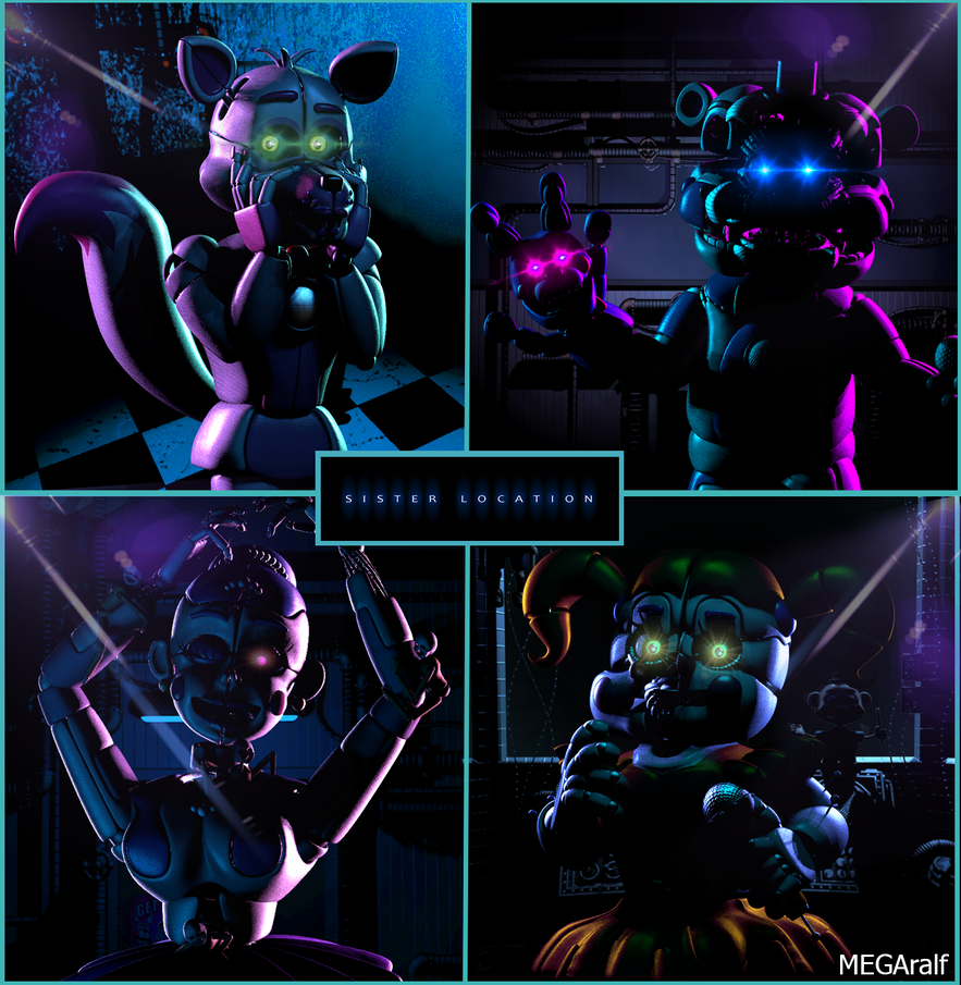 883x905 Sister Location by MEGAralf. Sister location, Fnaf sister location, Fnaf sister location characters