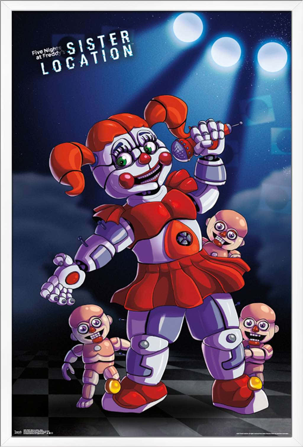 1024x1507 Download Five Nights At Freddy's Location Poster Wallpaper