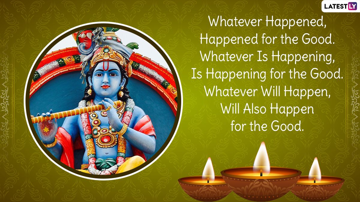 1200x675 New Year 2023 Shri Krishna Quotes From Bhagavad Gita & HD Image: Powerful Sayings by Lord Krishna to Begin New Year on a Positive Note