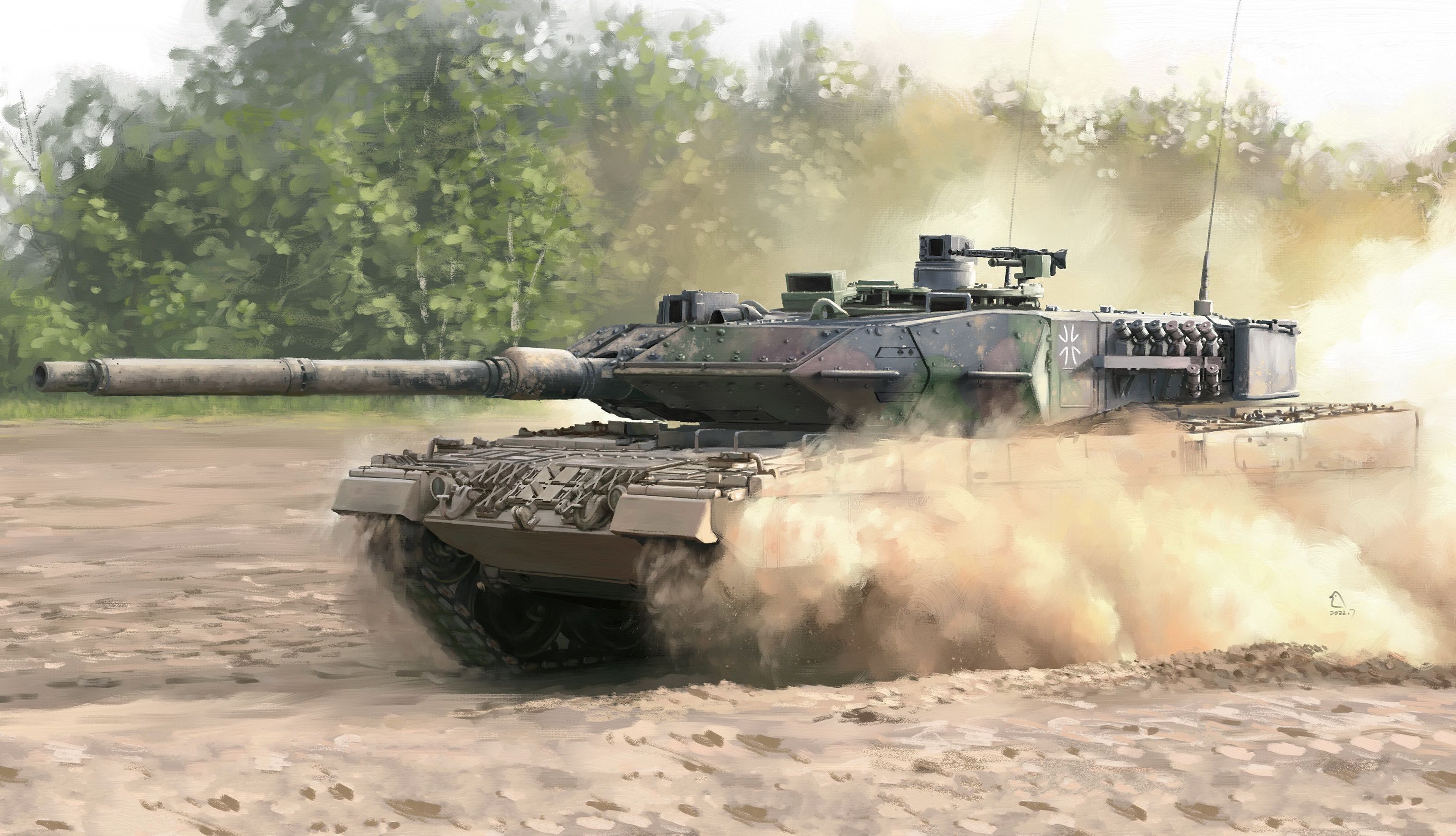 3069x1764 Leopard 2 HD Wallpaper and Background