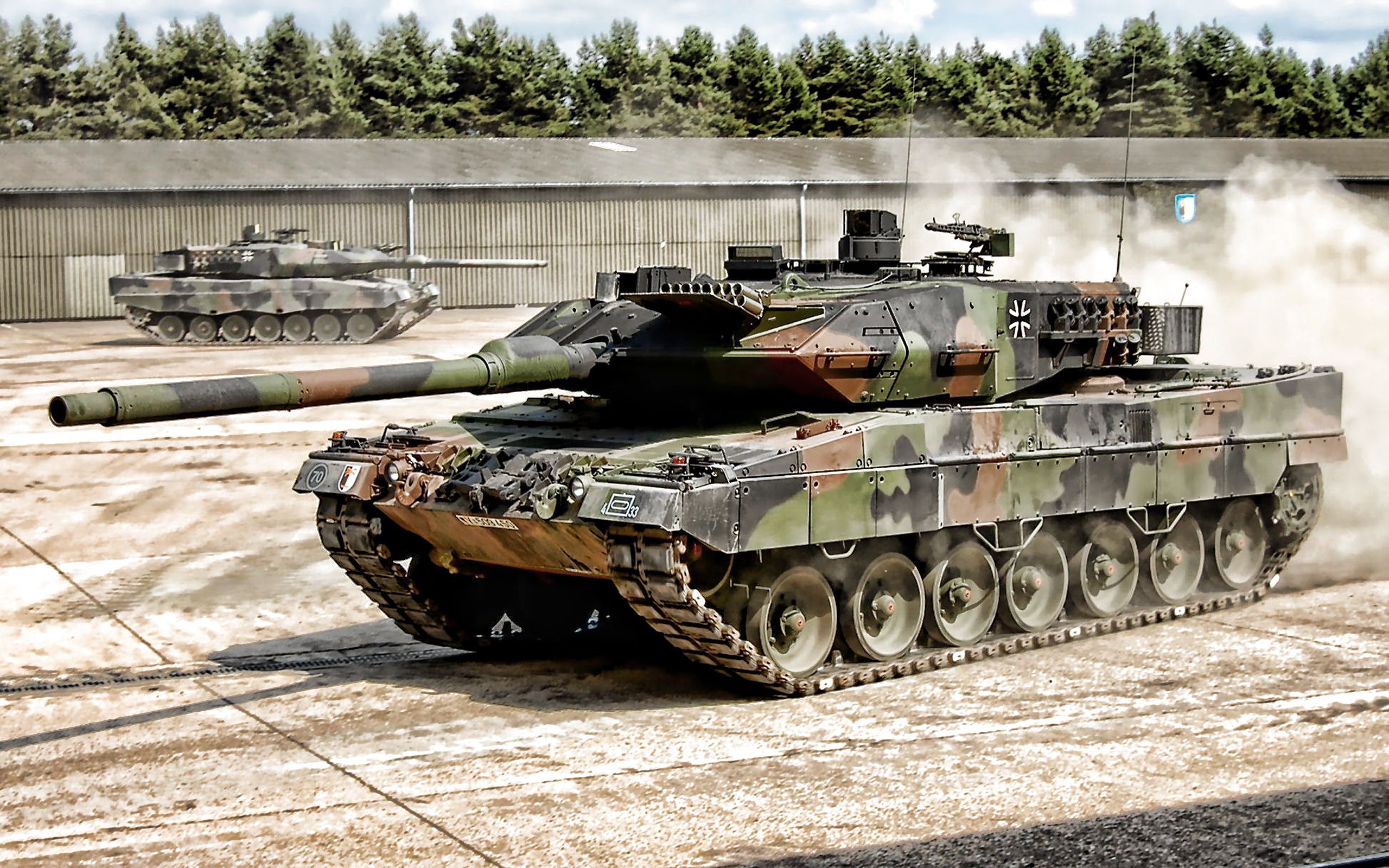 2560x1600 Download wallpaper Leopard 2A German main battle tank, Leopard German Army, modern tanks, Bundeswehr for desktop with resolution 2560x1600. High Quality HD picture wallpaper