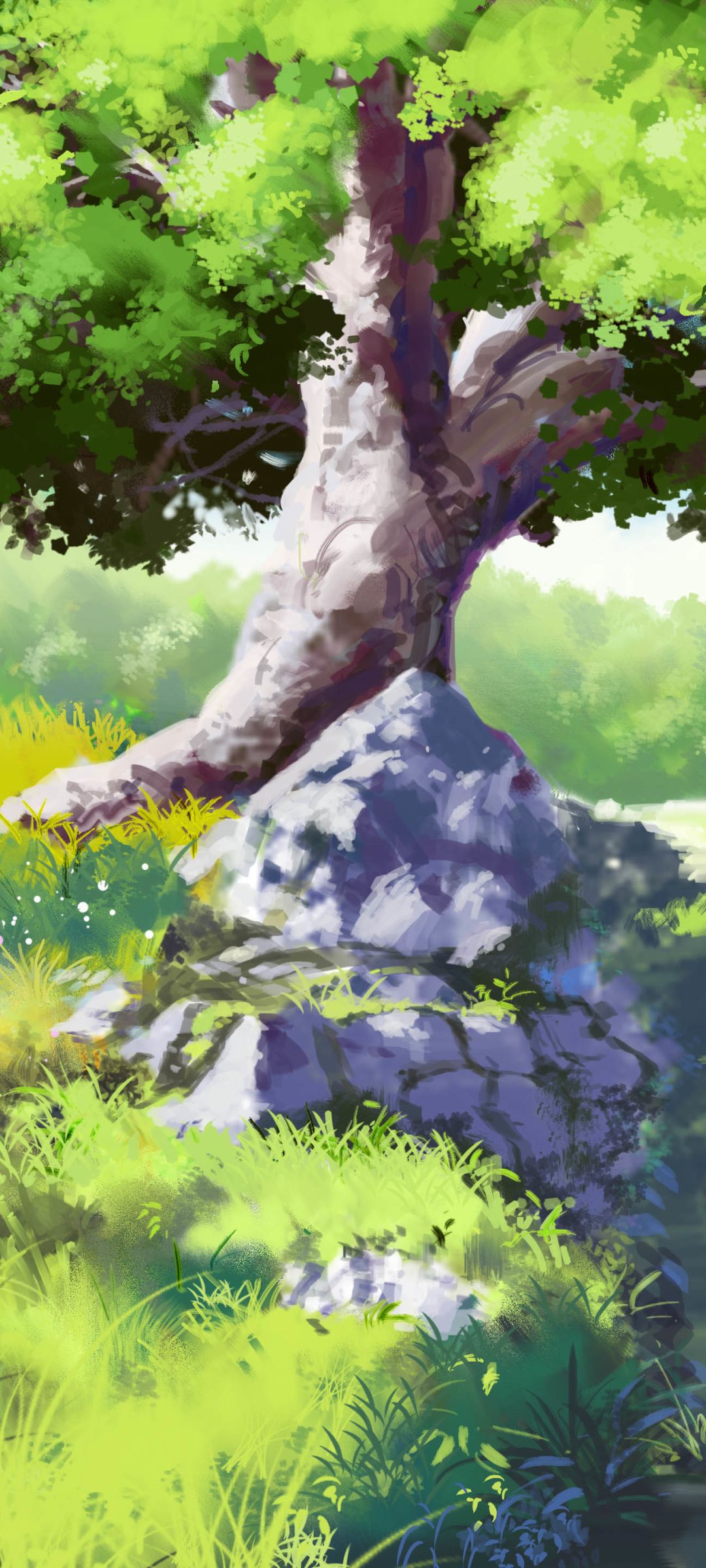 1080x2400 Anime Nature Phone Wallpaper by あんちょく0621