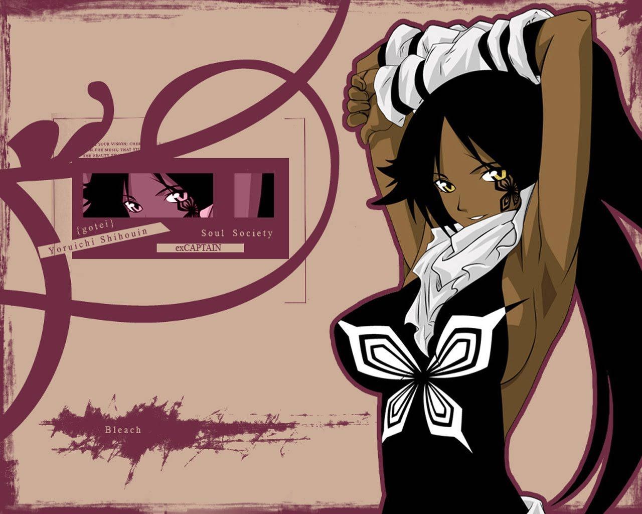 1280x1024 Download Yoruichi Shihouin Soul Society Wallpaper
