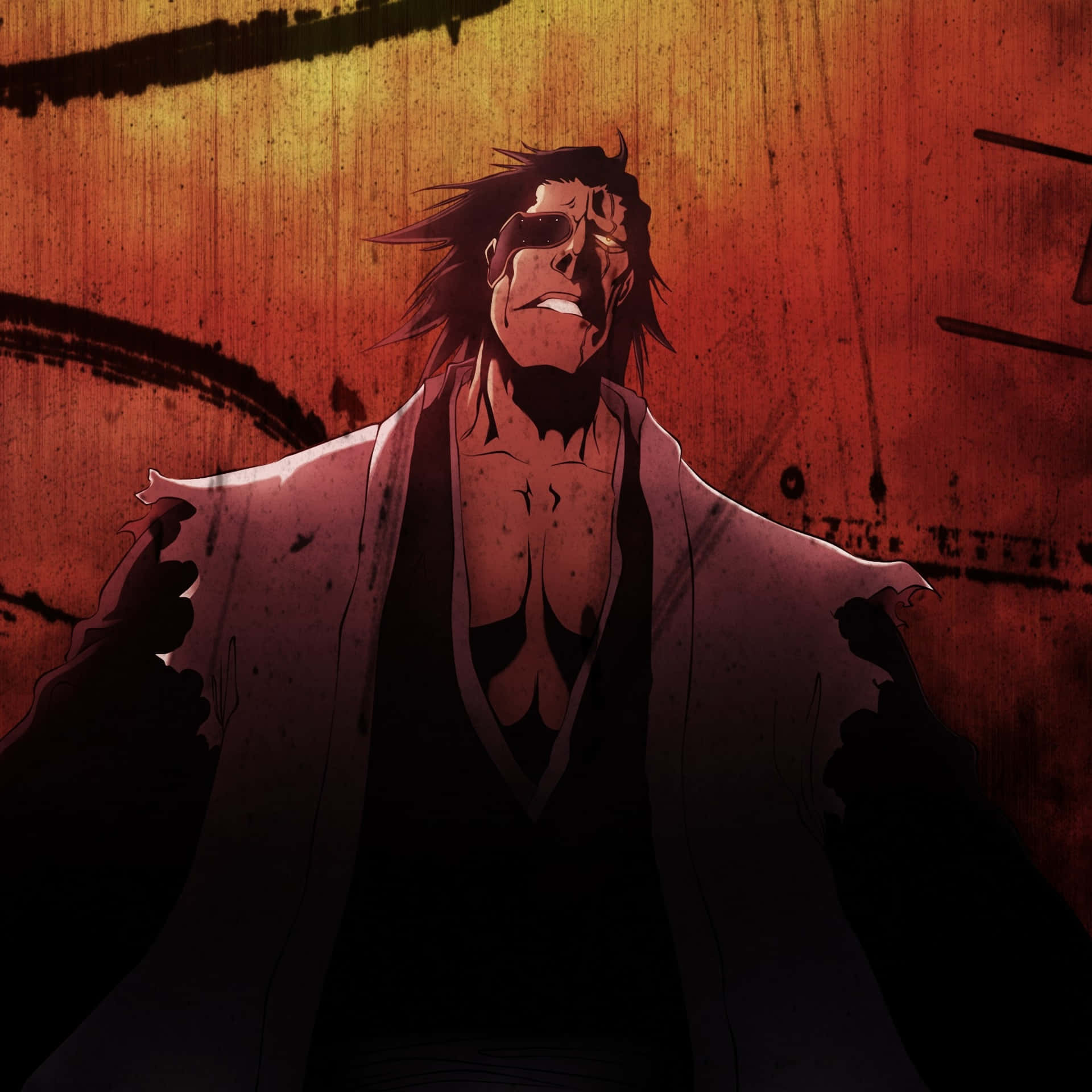 1920x1920 Download Kenpachi Zaraki, a fierce warrior of the Soul Society Wallpaper