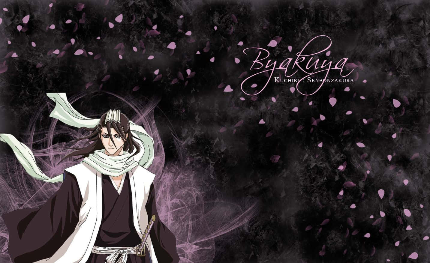1433x877 Download Byakuya Kuchiki, a master strategist of the Soul Society Wallpaper
