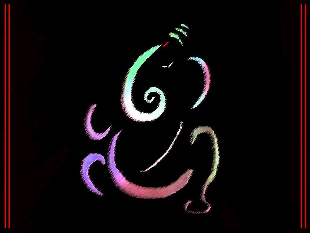1024x768 Pillayar Chaturthi drawing free image download