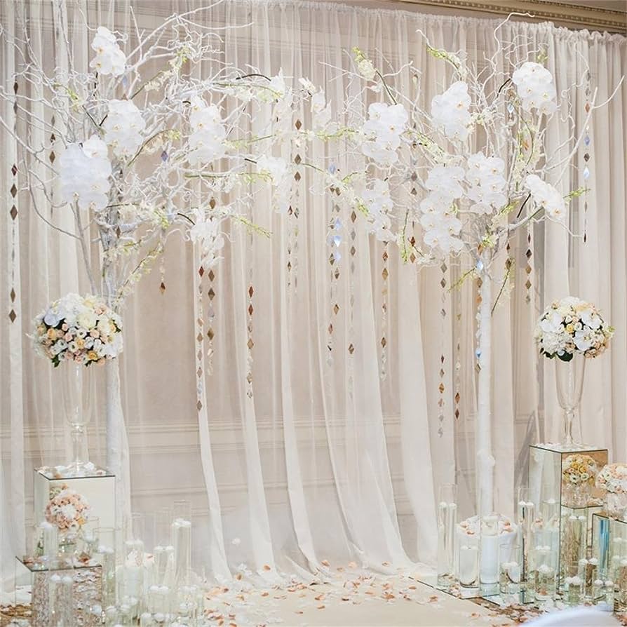 894x894 Amazon.com : AOFOTO 7x7ft Wedding Ceremony Backdrop Romantic Flowers Curtain Photography Background Bride Girlfriend Lovers Fiancee Artistic Portrait Interior Nuptial Decoration Photo Studio Props Vinyl Wallpaper