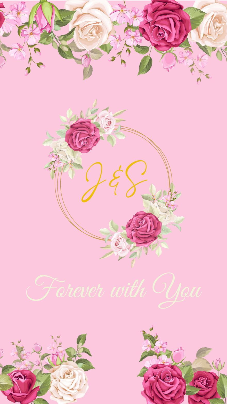 880x1564 Free Wedding Backdrop Wallpaper in Illustrator, EPS, SVG, JPG, PNG