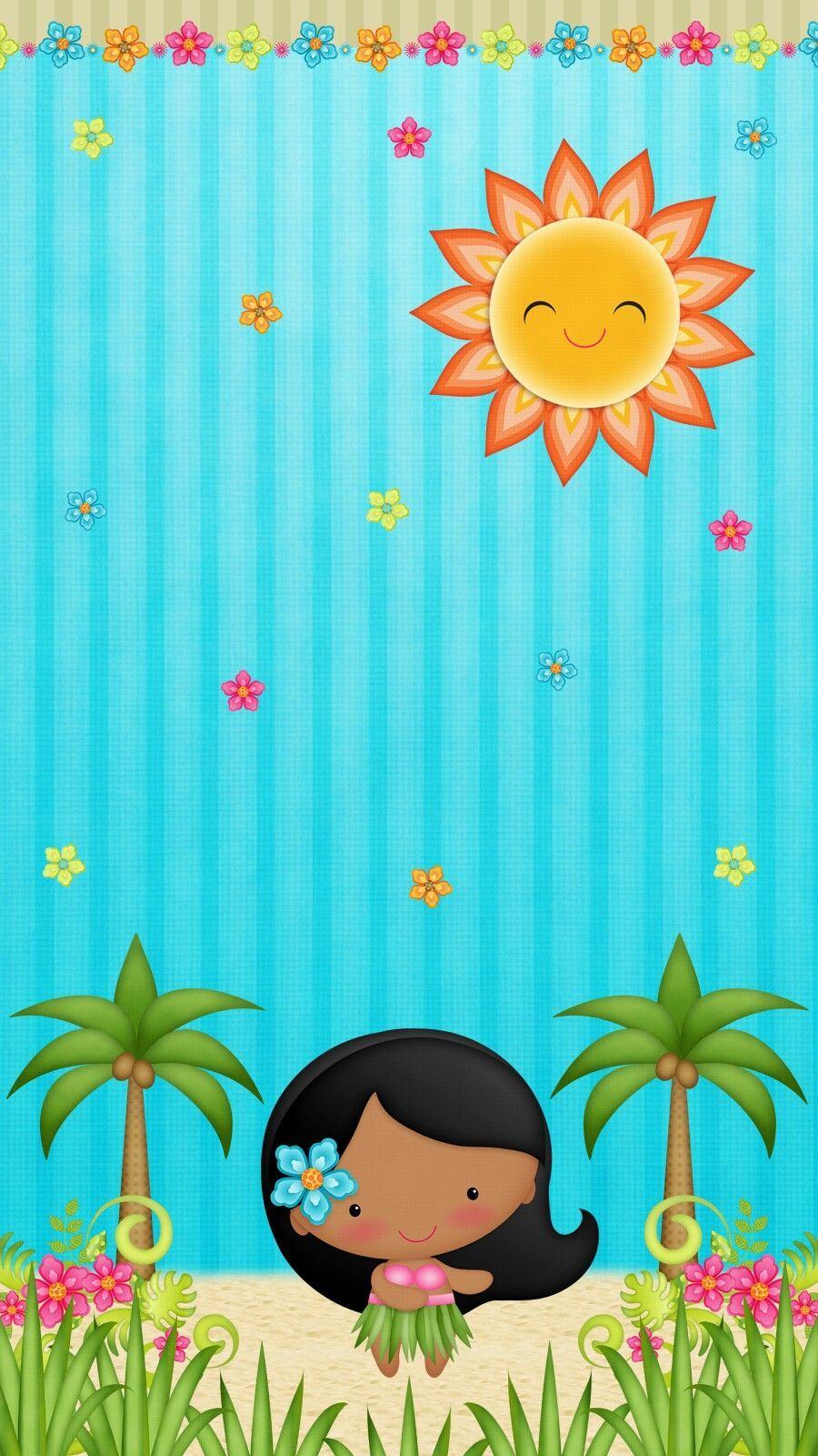 Cute Summer Cartoon Wallpapers - Top Free Cute Summer Cartoon Backgrounds - WallpaperAccess