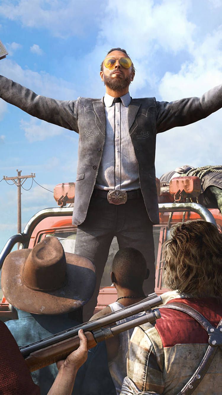 750x1334 Download Far Cry 5 Joseph Followers iPhone Wallpaper