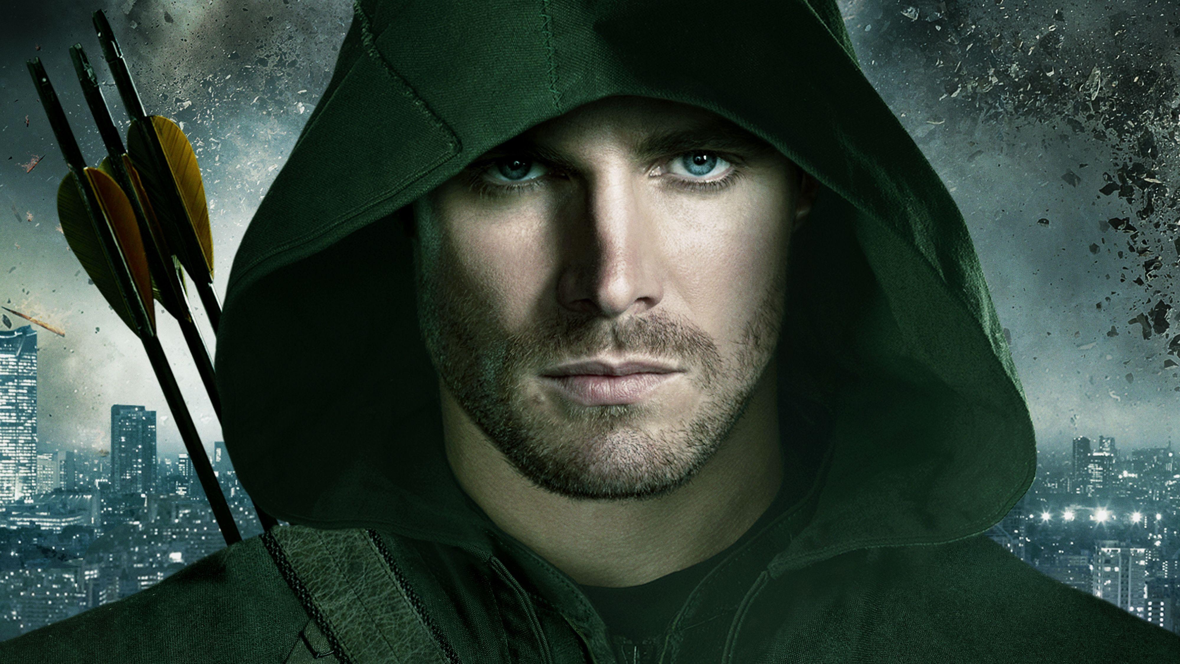 4000x2250 Wallpaper Stephen Amell, Arrow, Oliver Queen, DC Comics, HD, 4K