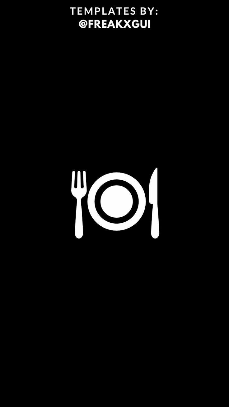 736x1309 food designer. Instagram highlight icons, Instagram icons, Instagram black theme