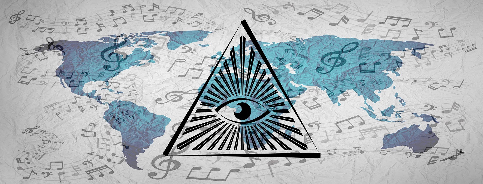 2000x762 The Illuminati, World Order and Muzak. by Shon Ellerton. The Ironkeel Collection