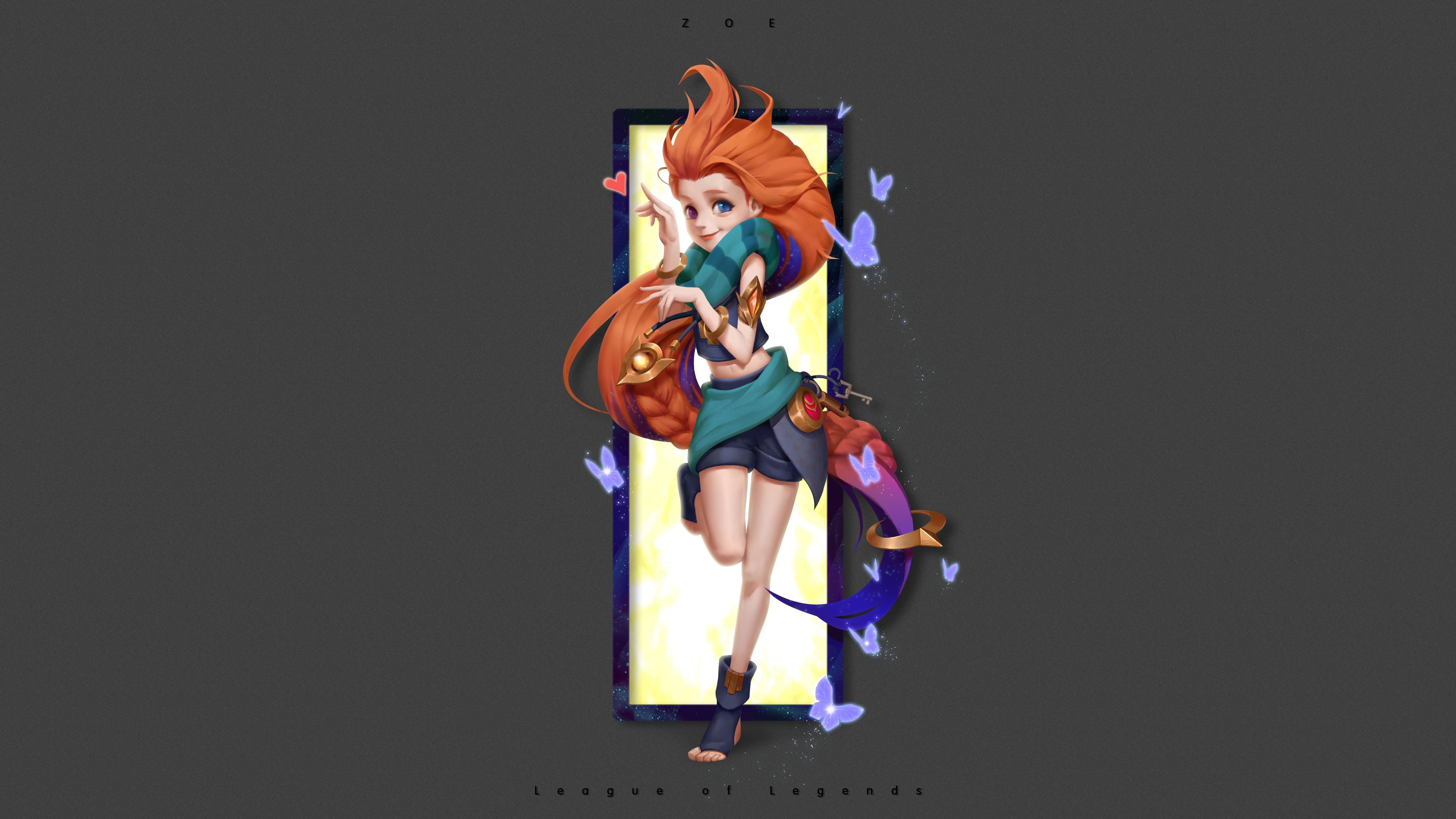 7680x4320 Wallpaper 4k Zoe League of Legends LoL lol Wallpaper