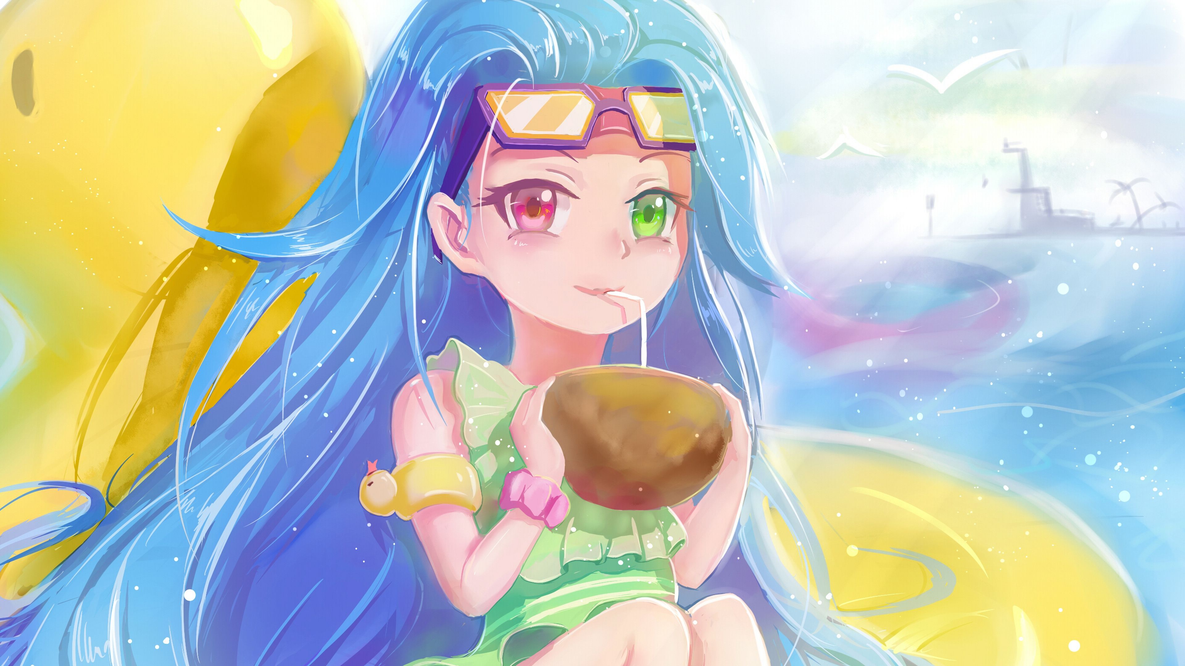 3840x2160 Pool Party Zoe LoL League of Legends lol Zoe, Pool Party of Legends, league of legends. Lol league of legends, League of legends, Pool party