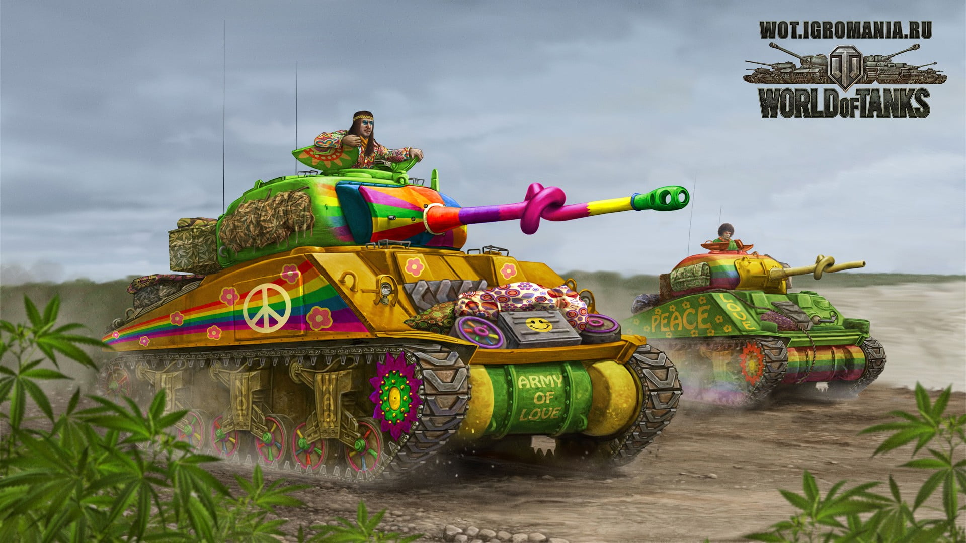 1920x1080 World of Tanks 3D wallpaper, World of Tanks, tank, M4 Sherman, wargaming HD wallpaper